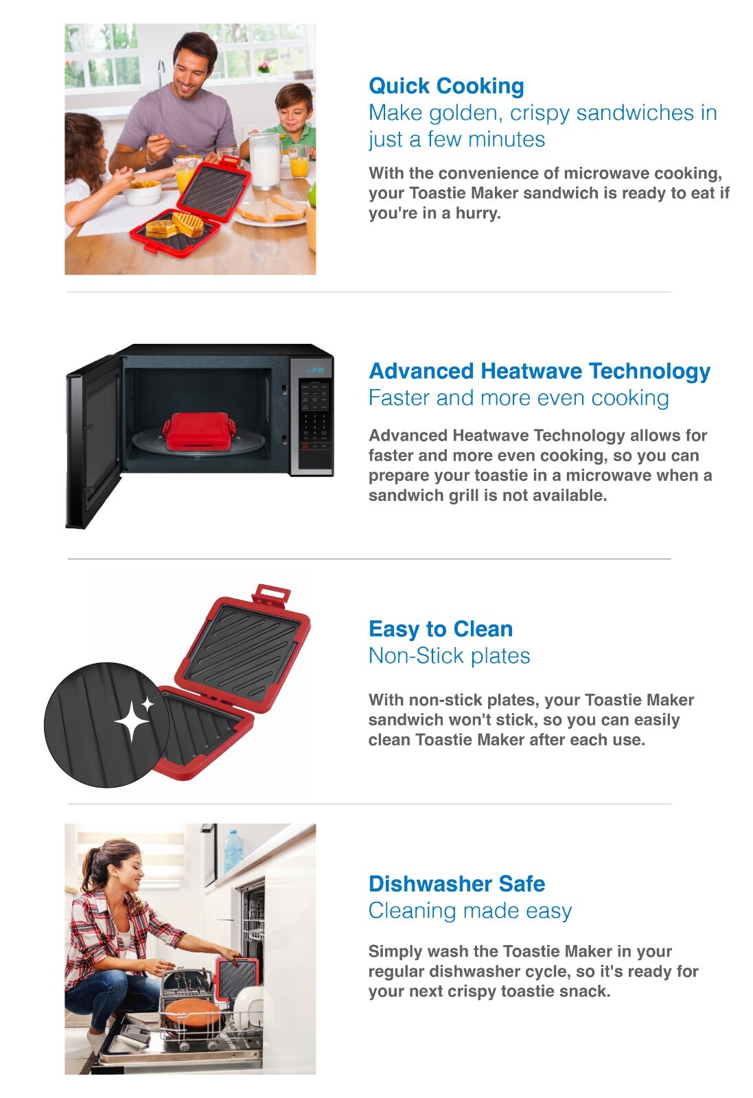 Eezee’s Muncheez Microwave Toastie Maker: Quick & Easy Snacks
