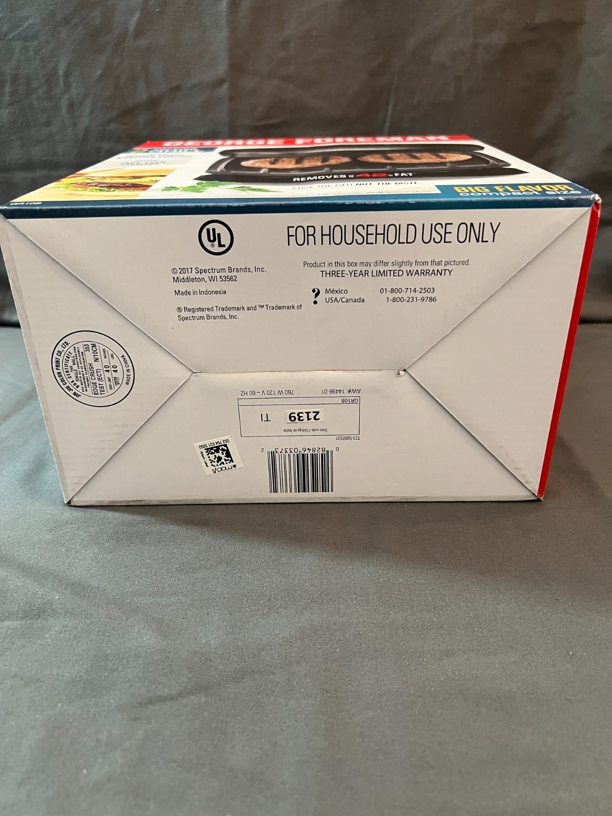 George Foreman 2 Serving Grill Nonstick Compact Indoor Electric Grill New In Box