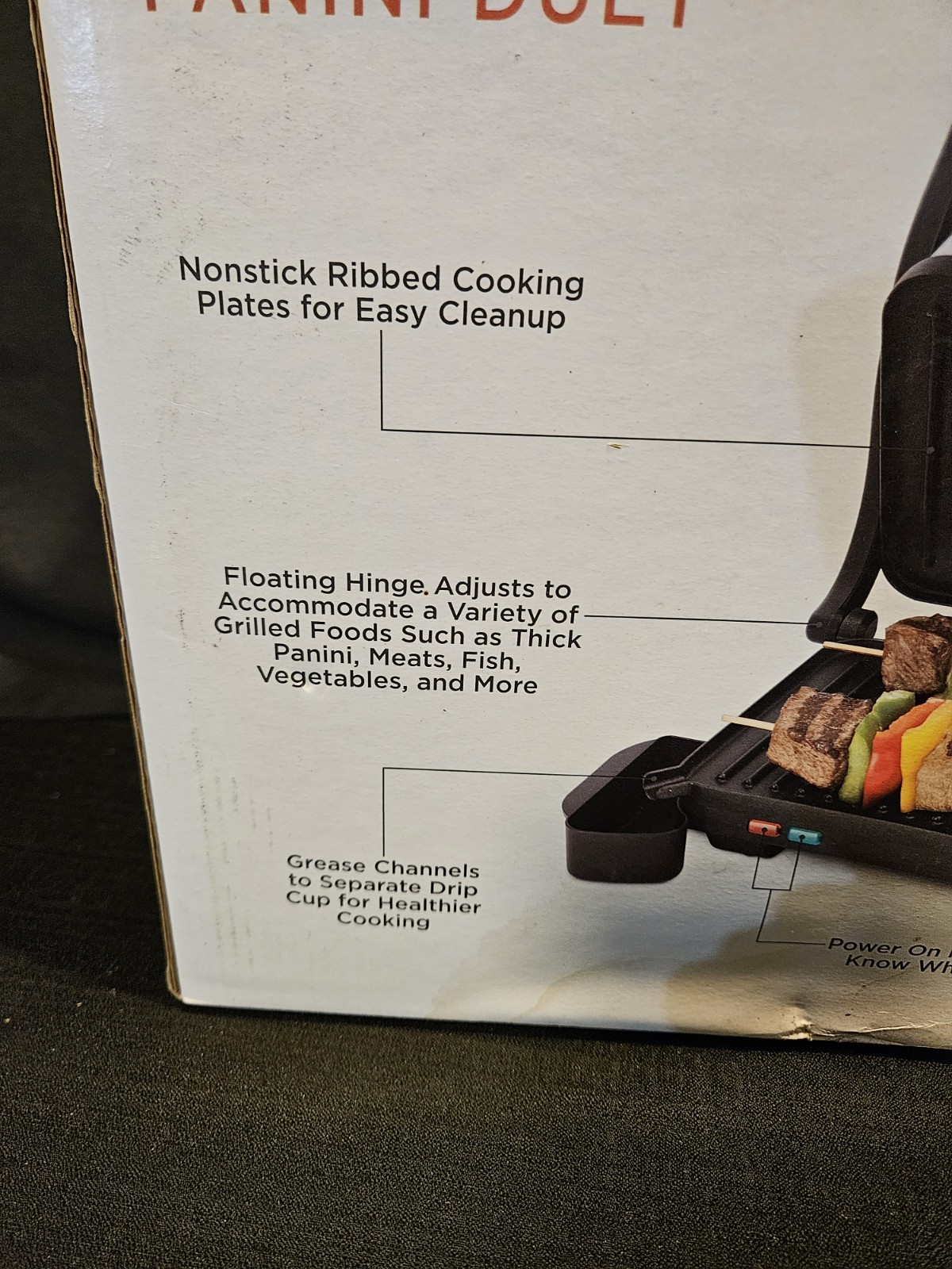 Wolfgang Puck Panini Duet Electric Grill NIB