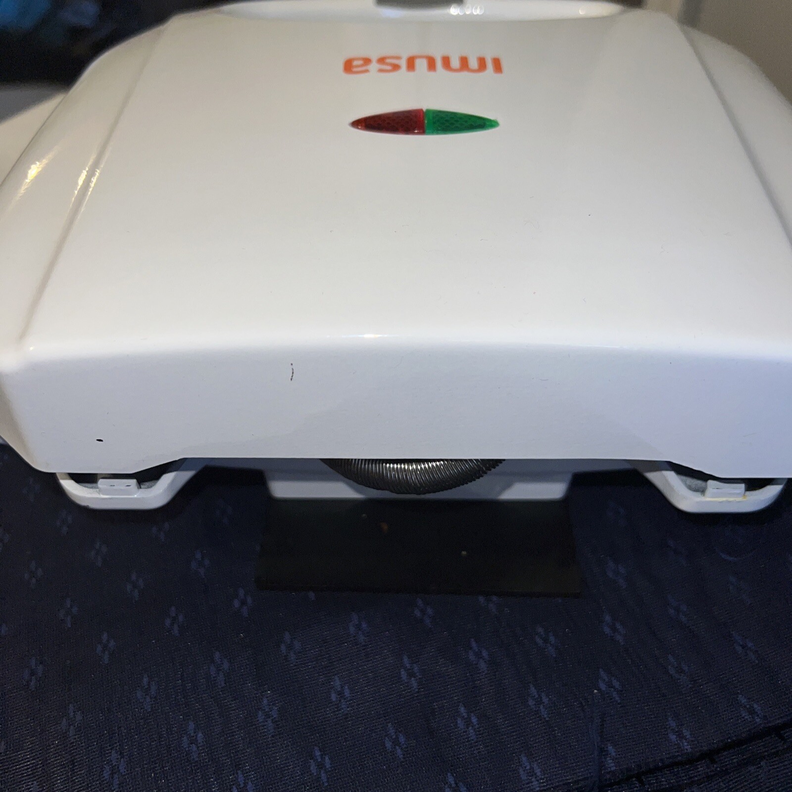 IMUSA Sandwich Maker 760 Watts Nonstick Cooking Surface, 2-Slot, White