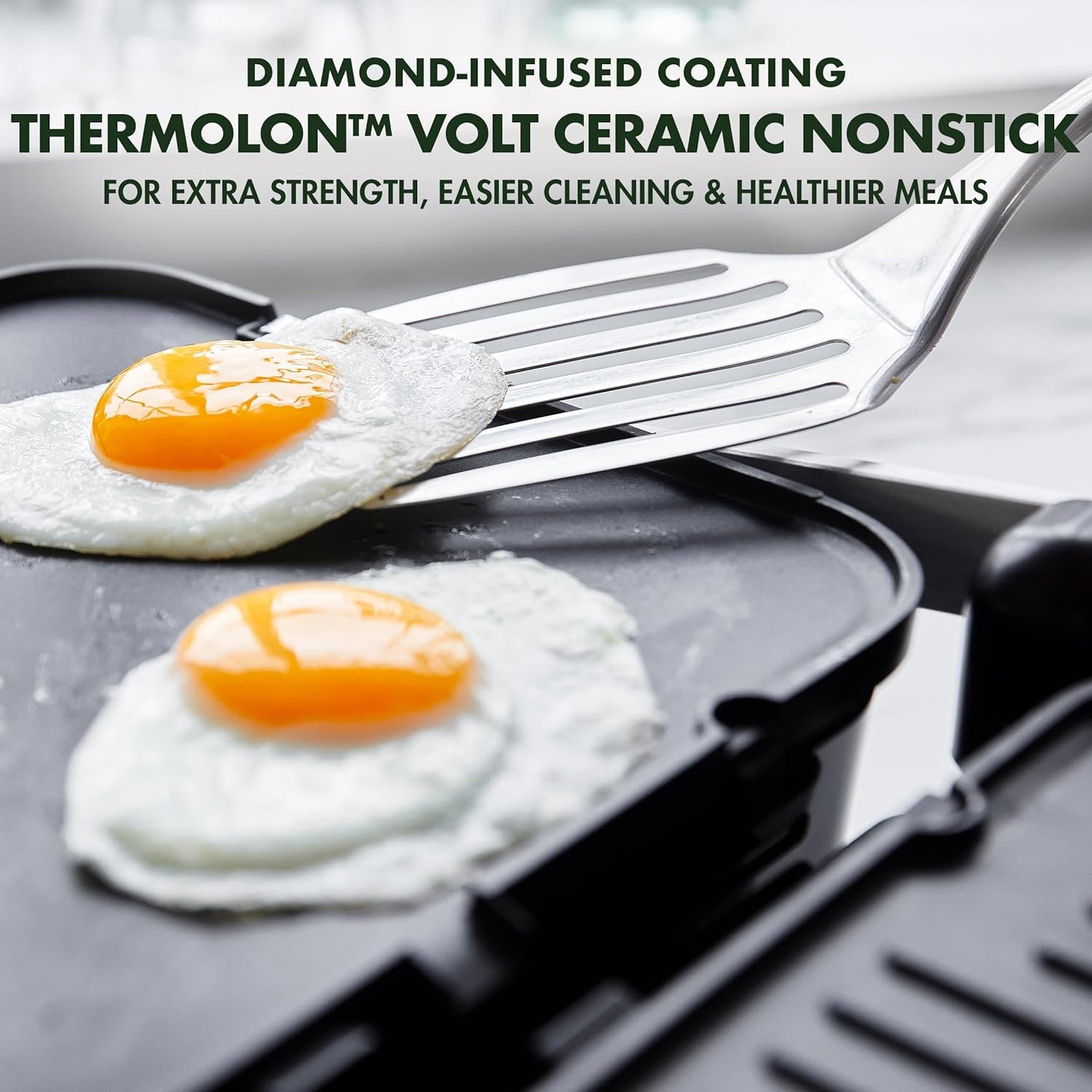 6-in-1 Electric Indoor Grill & Griddle, Nonstick, Dishwasher Safe, PFAS-Free