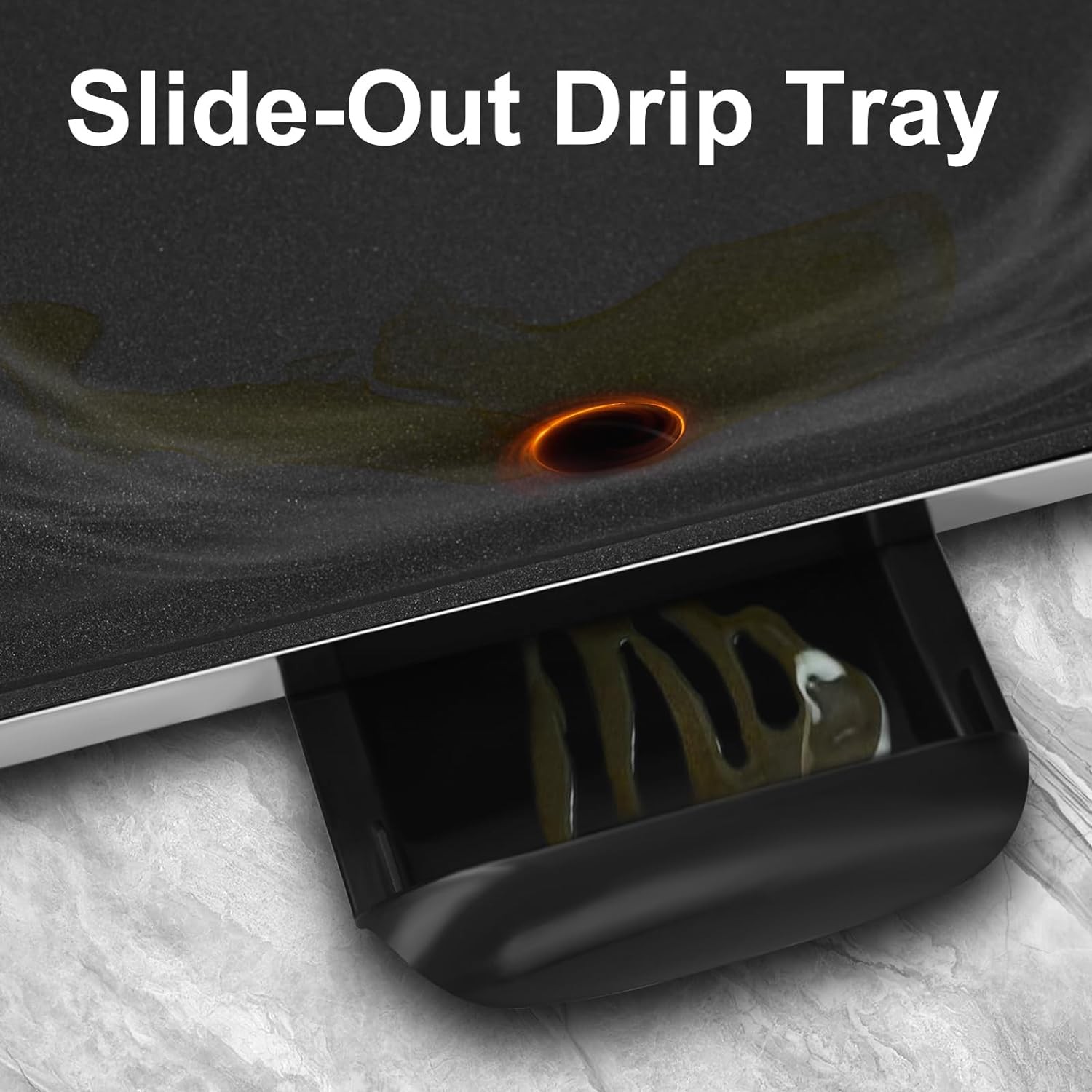 Extra Large 35″ Electric Nonstick Griddle Grill – Indoor/Outdoor BBQ & Easy Clea