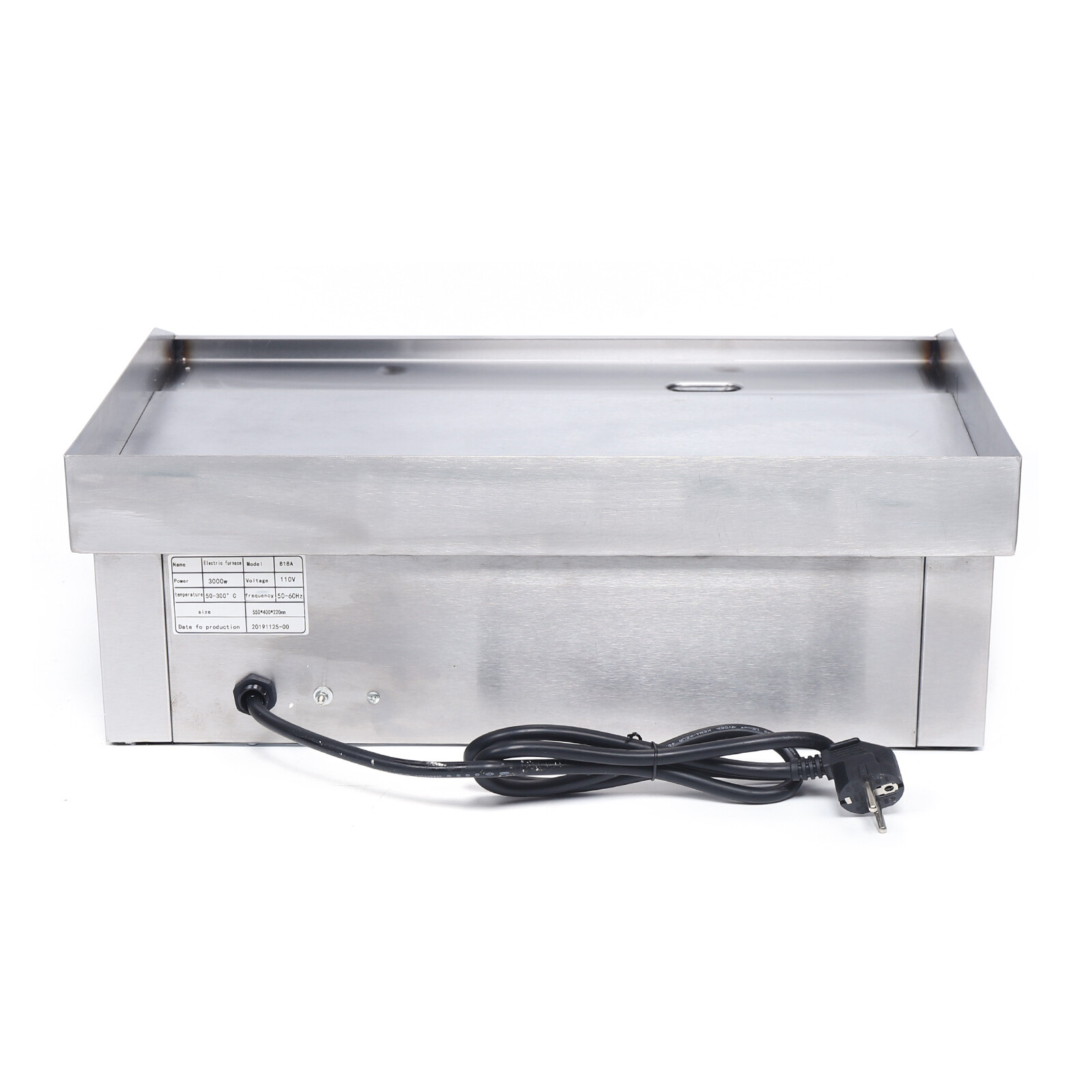 1600W Electric Griddle Portable Flat Top Outdoor Cooking BBQ Grill Table Stove