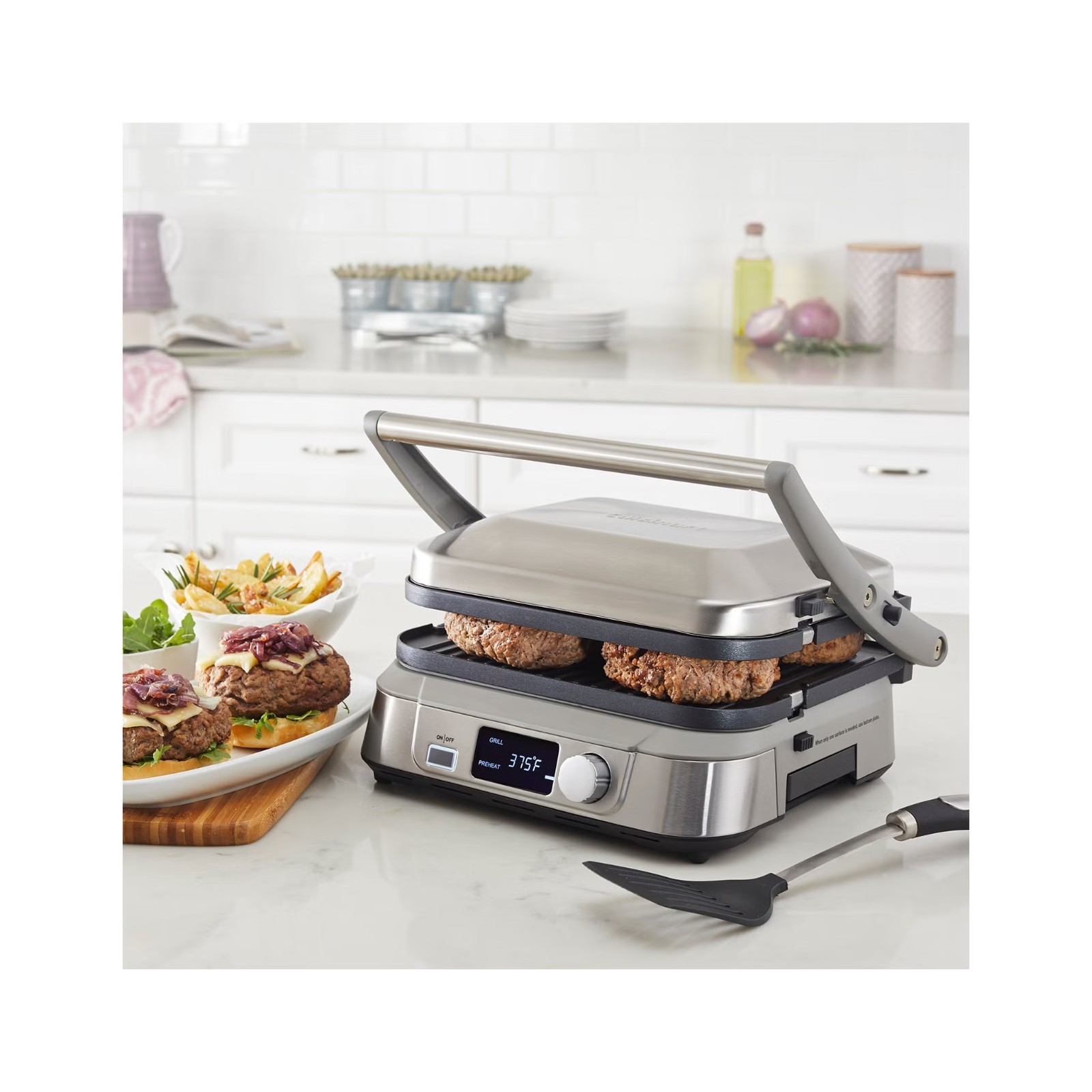 New Cuisinart 5-in-1 Digital Griddler, GRID-5BNASPC 1500W Stainless teel 1987038