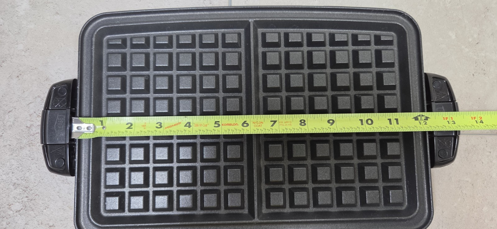 George Foreman EVOLVE Grill Non-Stick Waffle Set TSK-2610 #1#3 Lower & Upper OEM