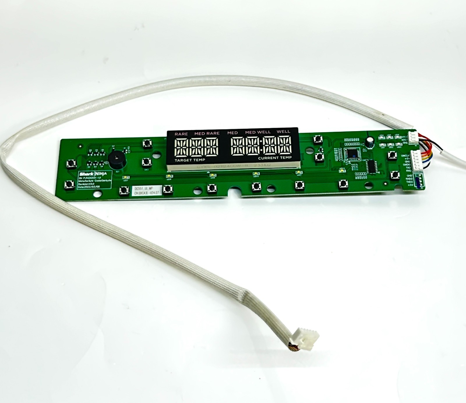 Ninja DG551_UI_MP Display / Control Board FOR Ninja DG551 Indoor Grill Machine