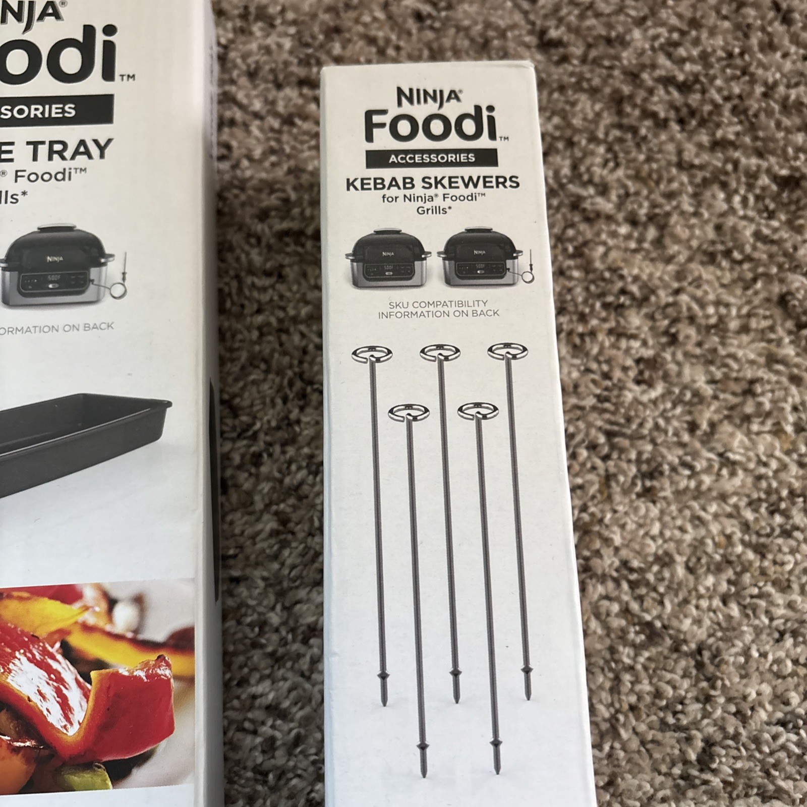 Ninja Foodi Grills Accessories Veggie Tray Kebab Skewers Combo AG300 AG400 New