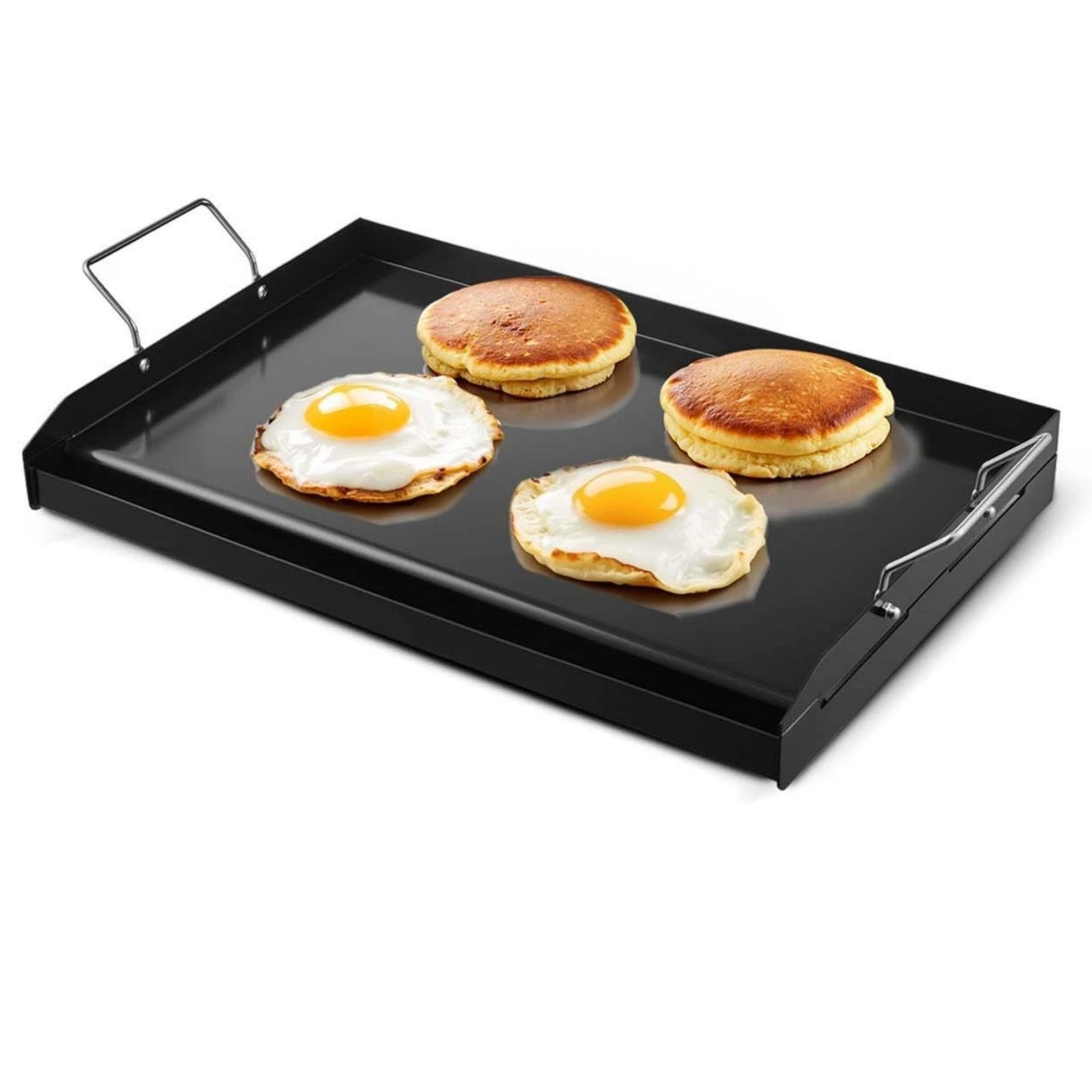 24×16 in Flat Top Griddle Carbon Steel Universal BBQ Grill Pan Cookware
