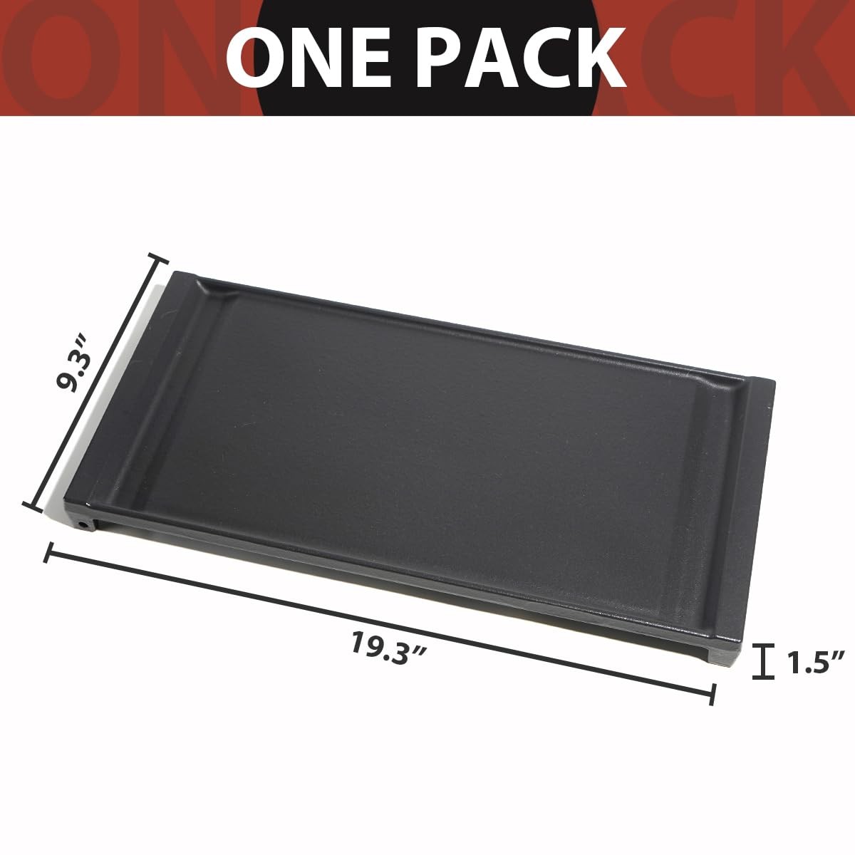 WB31X24738 for GE Gas Stove Top Griddle Center Replacement Cast Iron 1Plate
