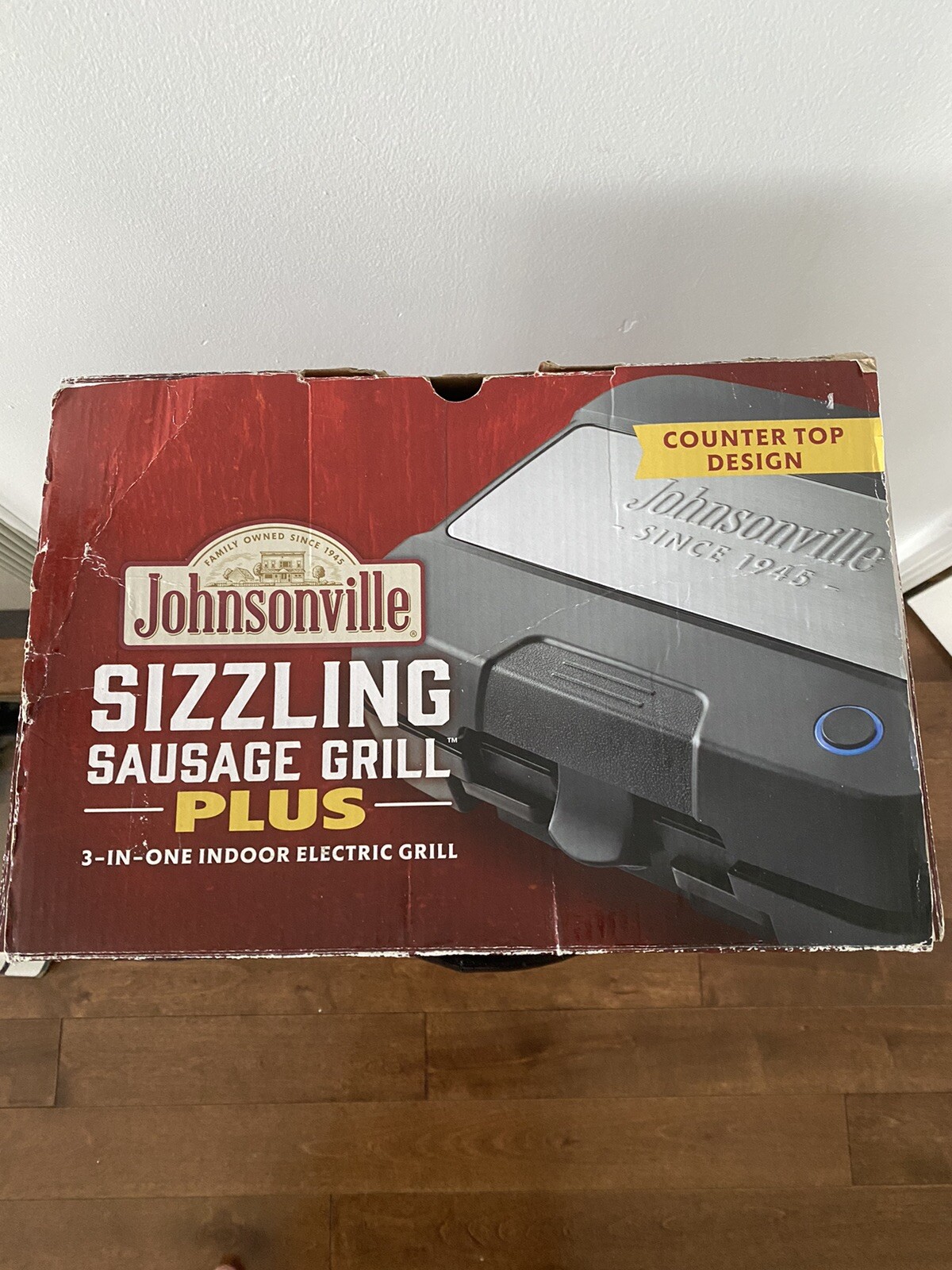 Johnsonville Sizzling Sausage Grill Plus 3 in 1 Indoor Electric Grill BTG-500