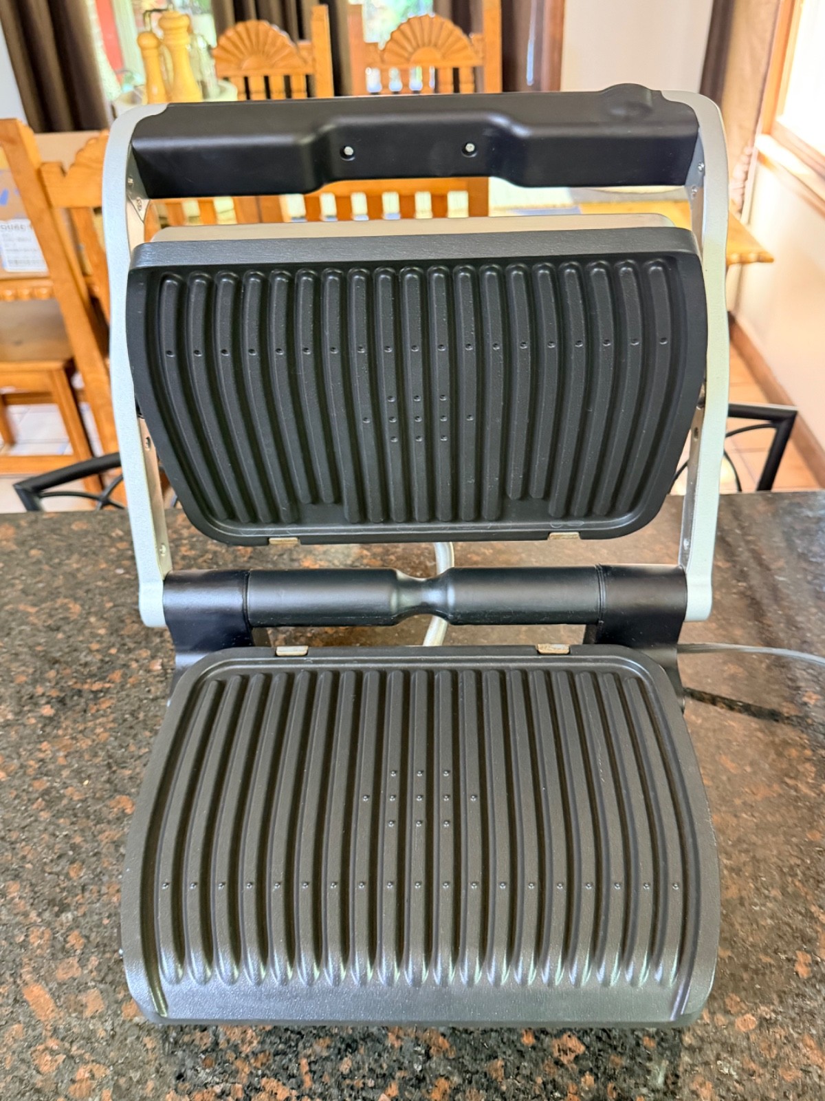 T-Fal OptiGrill Series 8351s1 Automatic Sensor Indoor Grill Stainless Steel