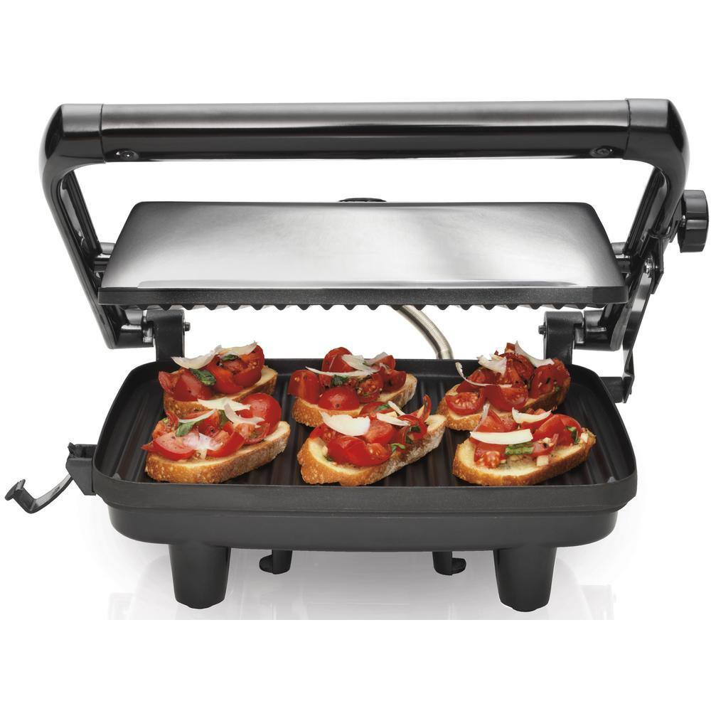 1400 W Chrome Non-Stick Panini Press