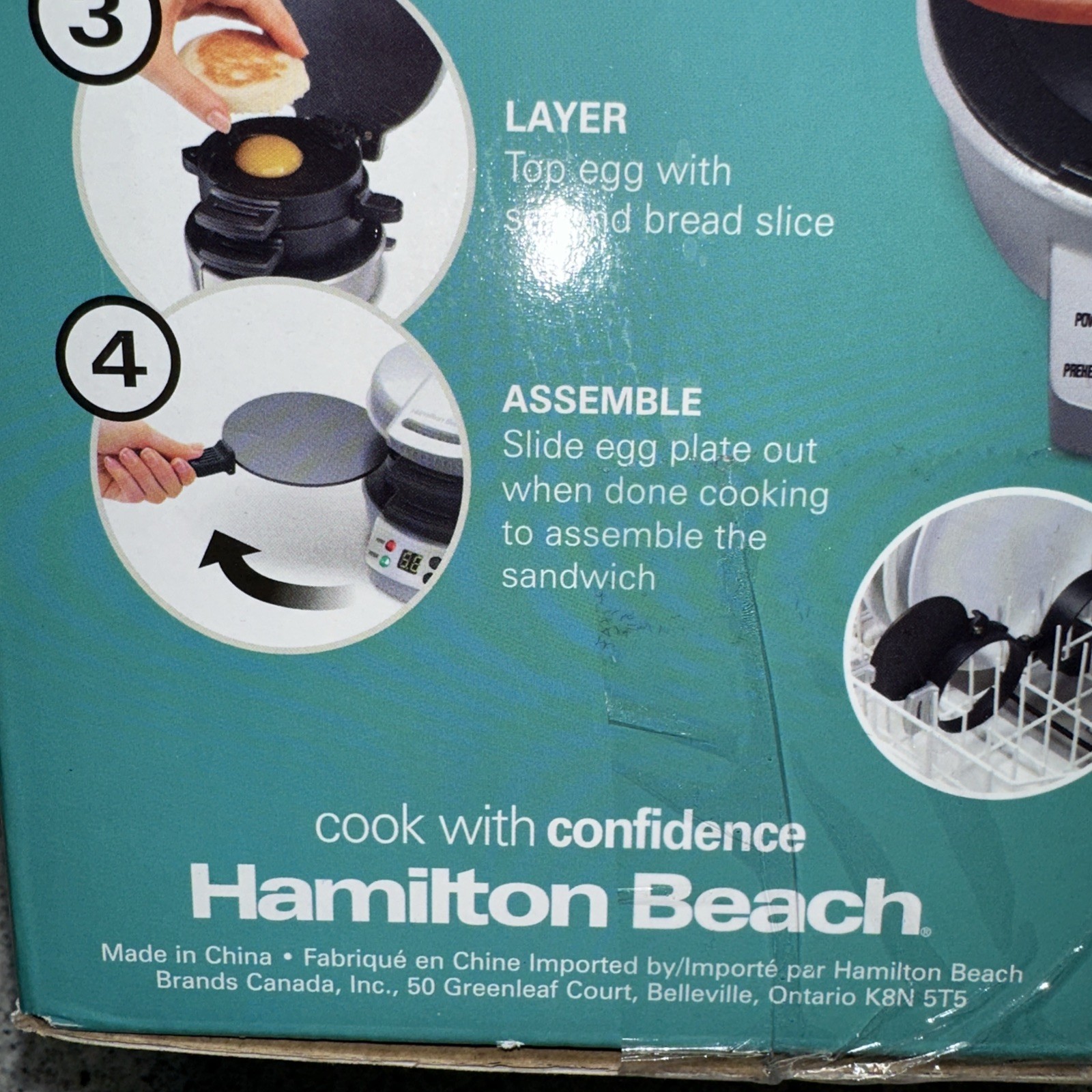 Hamilton Beach 25478R Breakfast Sandwich Maker