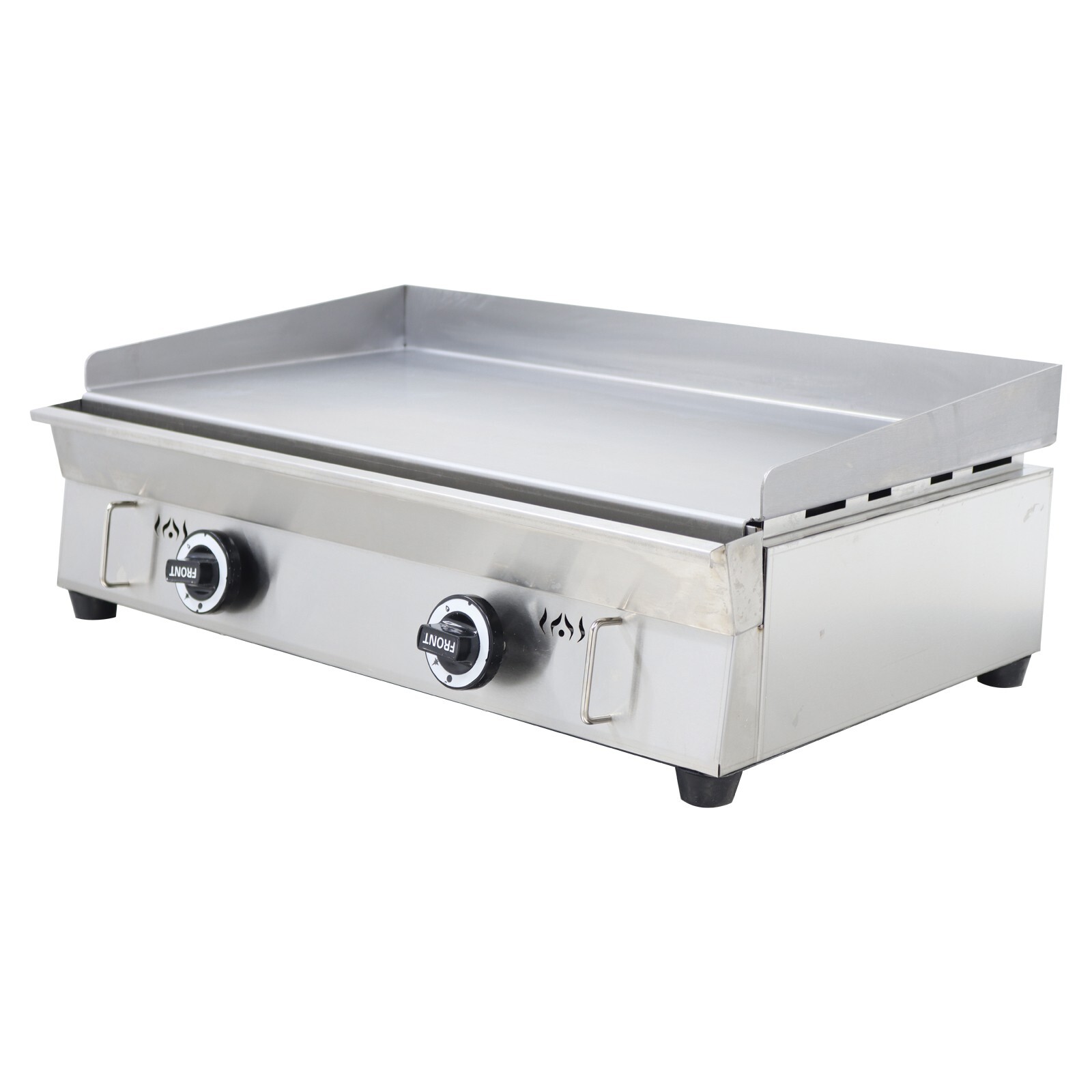 Stainless Steel Commercial Home Grill Griddle Camp Countertop Flat Cooking Gridd