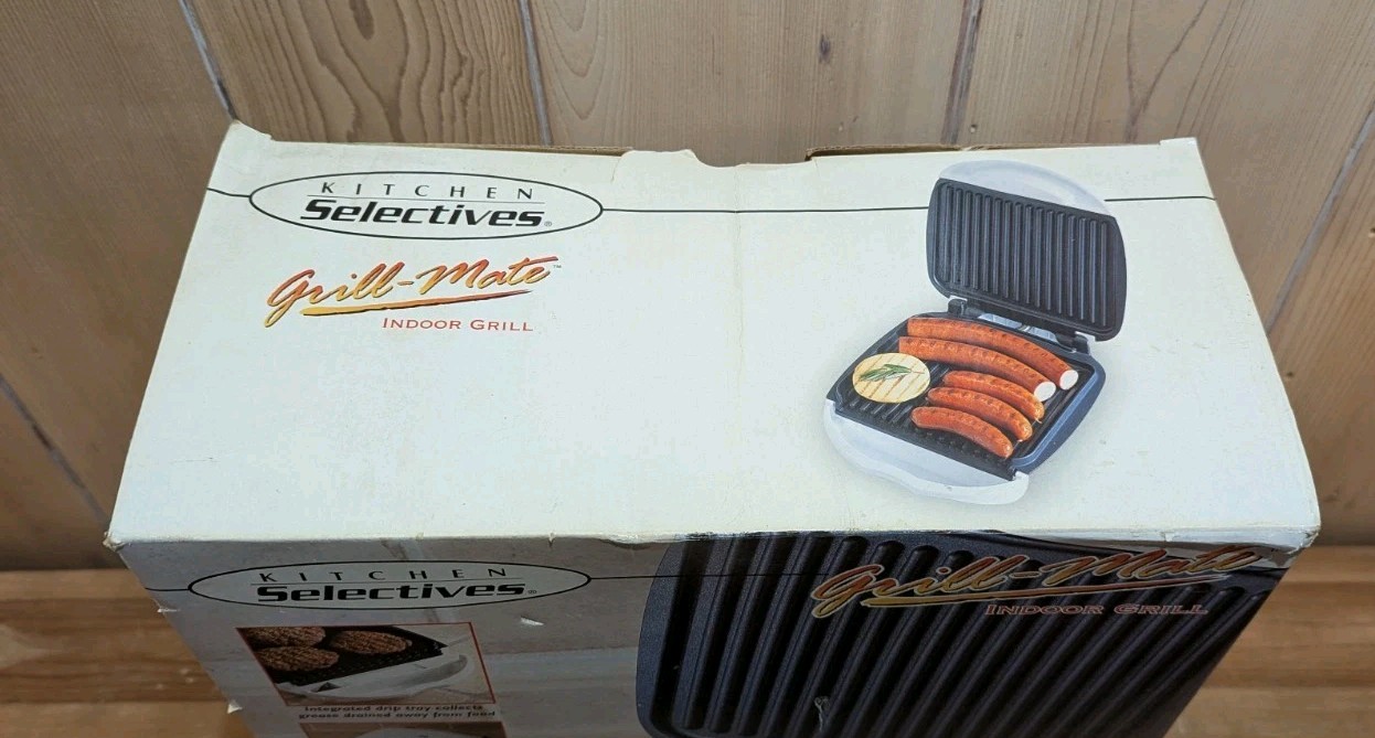 Kitchen Selectives Grill Mate Indoor Grill CG-4 Non Stick – NEW IN BOX