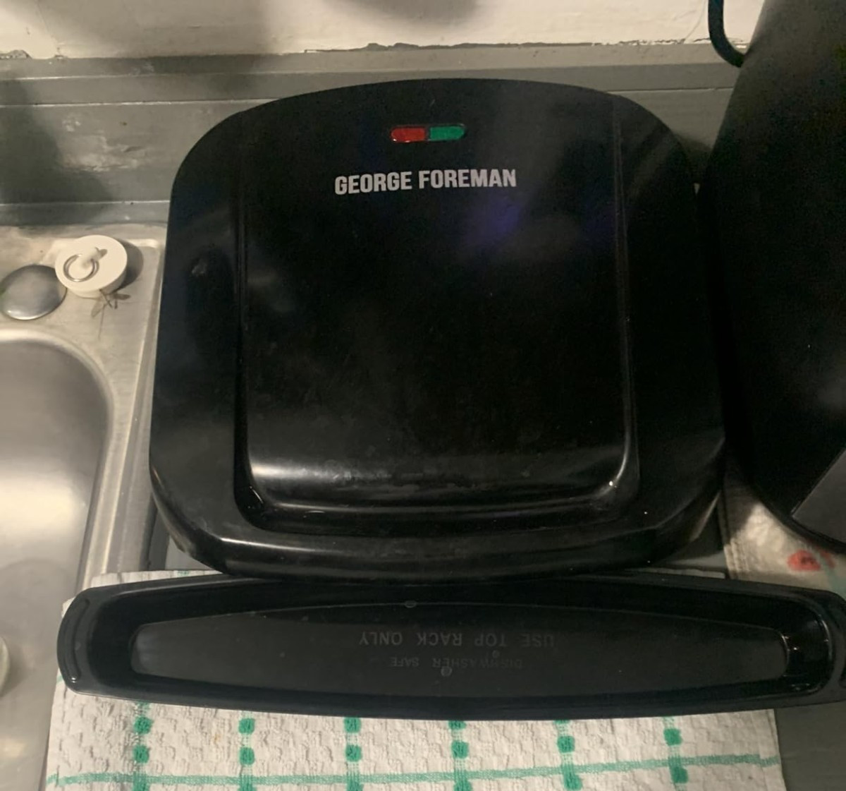 George Foreman Grill Oil Grease Catcher Drip Tray Pan Replacement Part – 14.5″