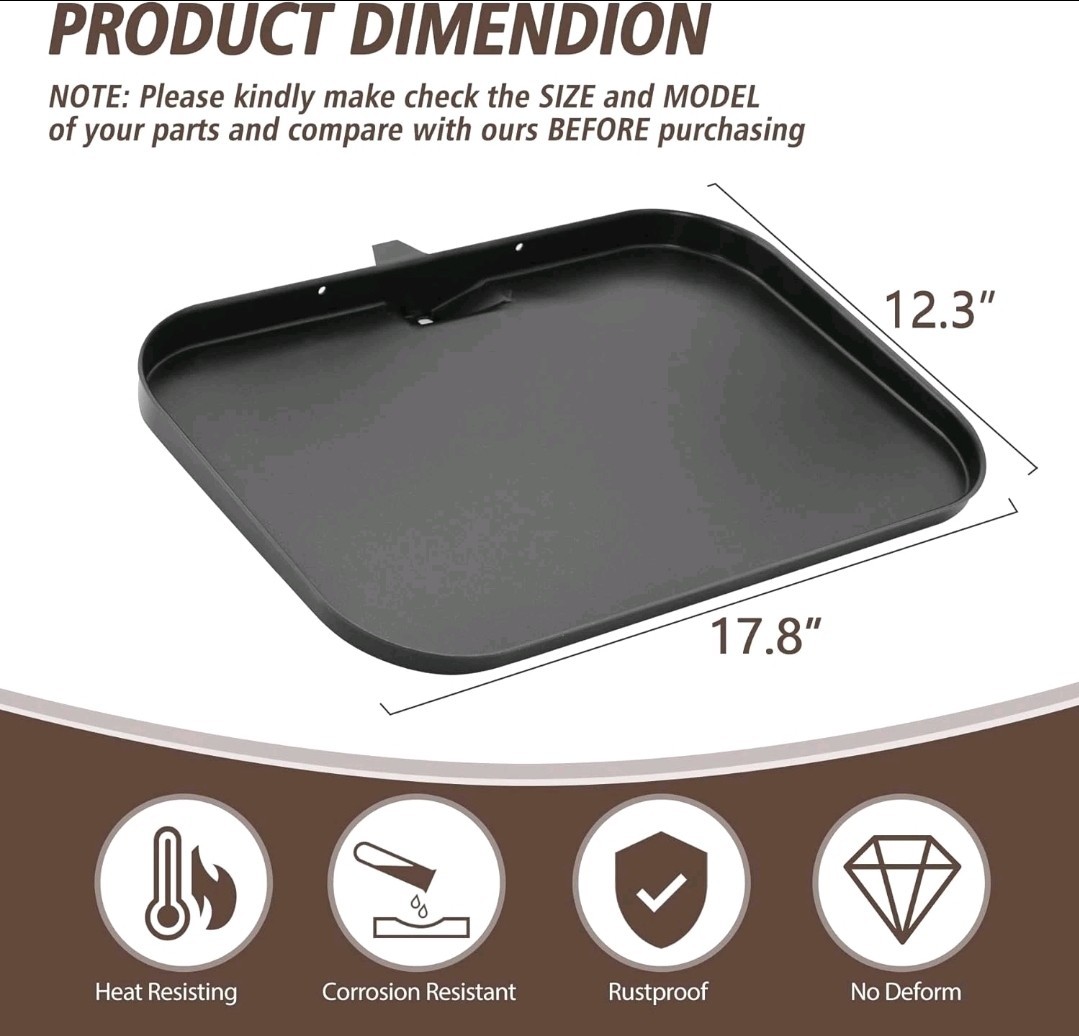 Grill Griddle Plate XSKGRIDLXL Griddle Pan for Ninja Woodfire Pro XL OG800 OG900