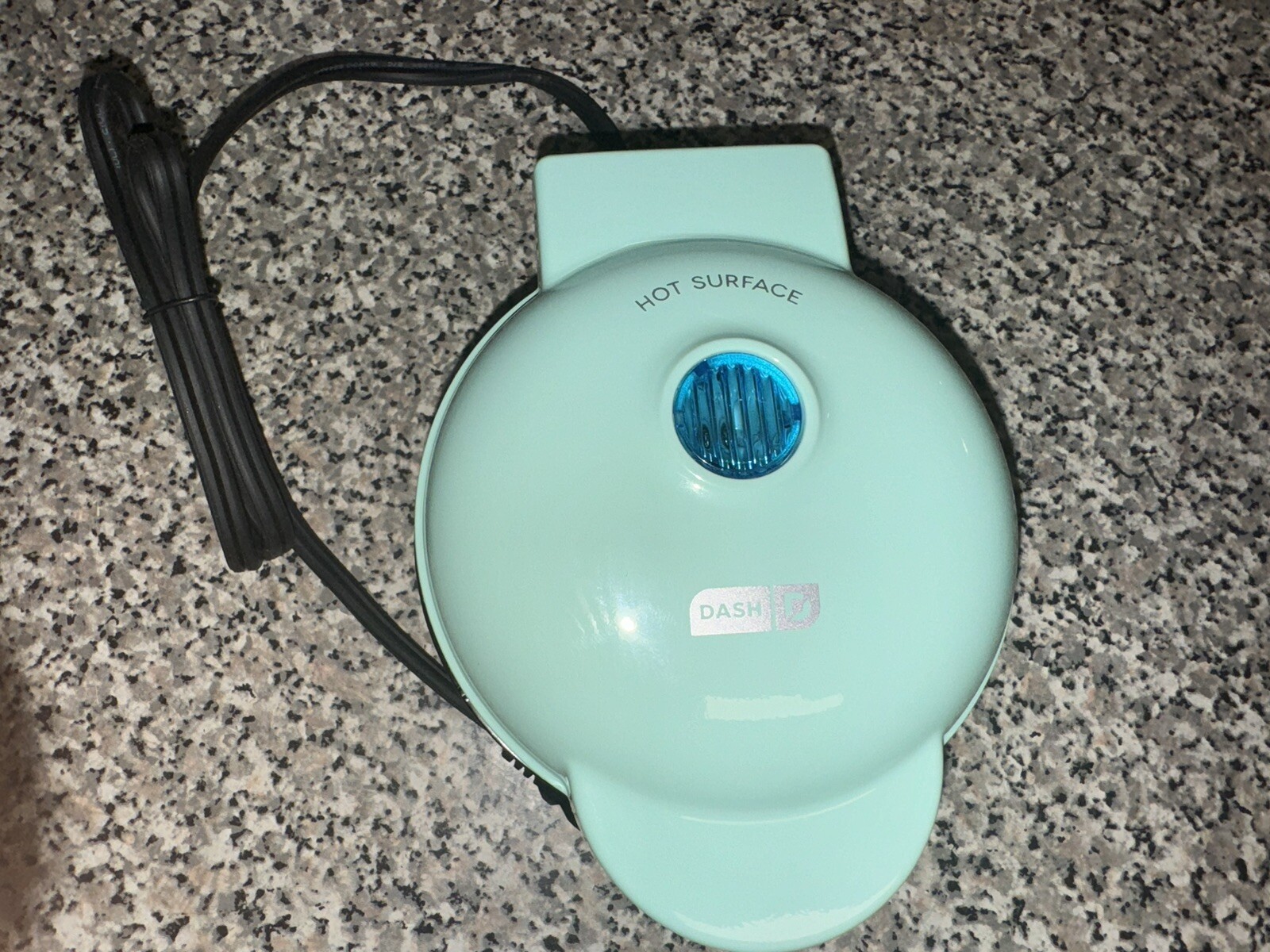 NWOB DASH Mini Maker Griddle Aqua Mint Color 4” Cooking Surface Non-Stick