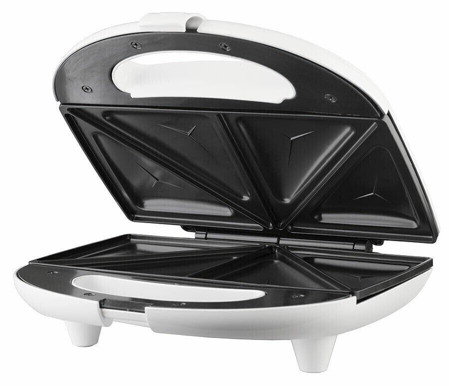 Brentwood TS-240W: Non-Stick Compact Dual Sandwich Maker, 750W – White
