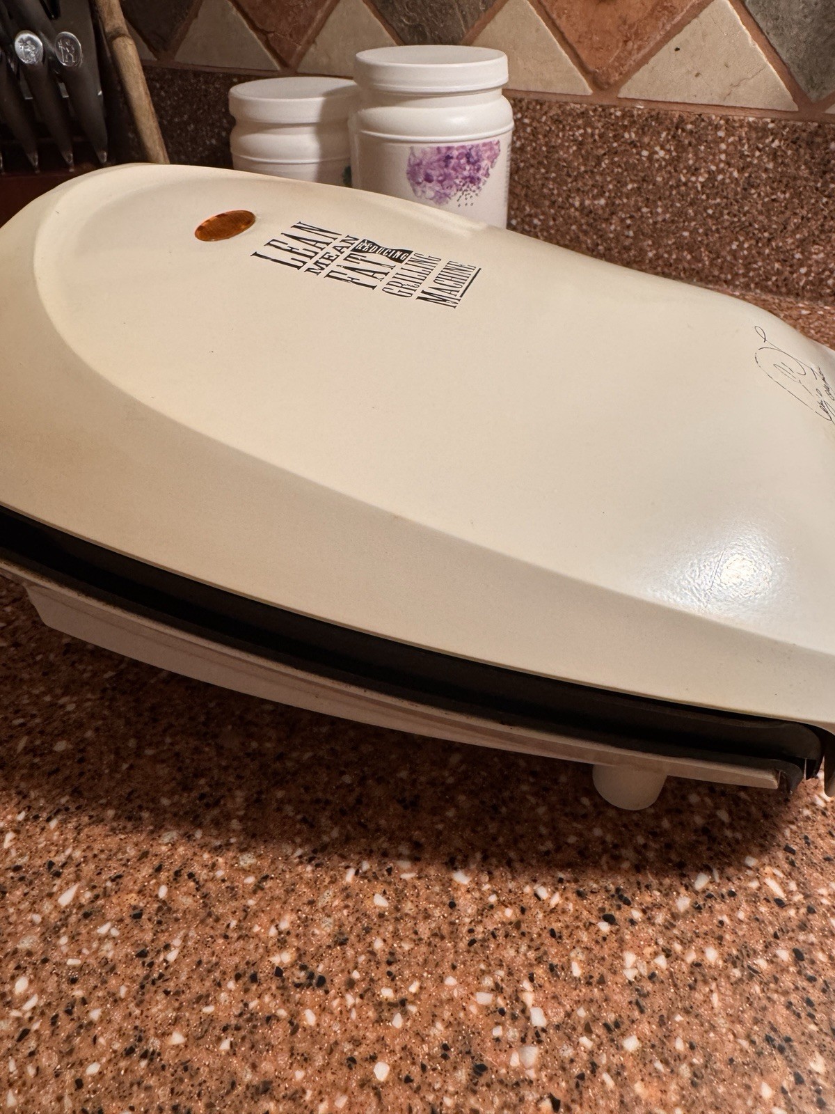George Foreman GR26CB Electric Grill 1000W White Non-Stick Easy Clean Drip Tray
