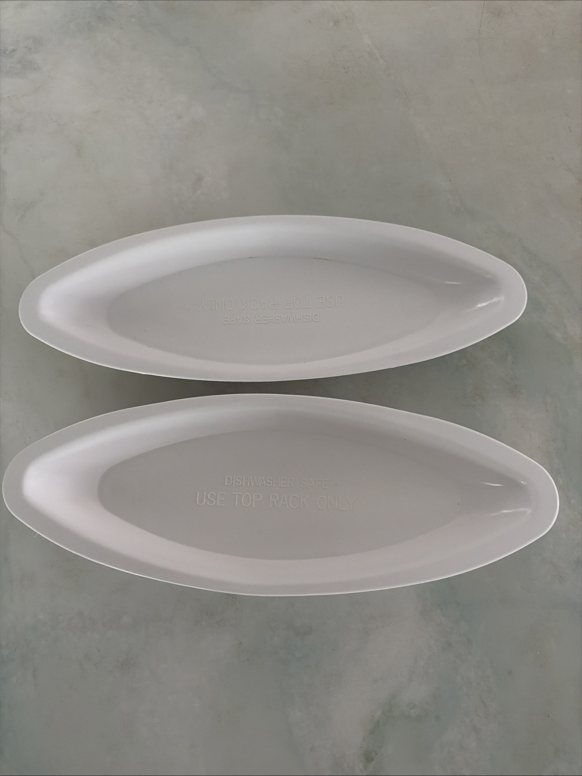 2 New George Foreman Grill White Grease Drip Trays 9.5”