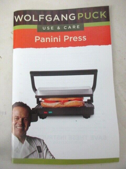 Wolfgang Puck Appliances 1000W Panini press grill electric griddle