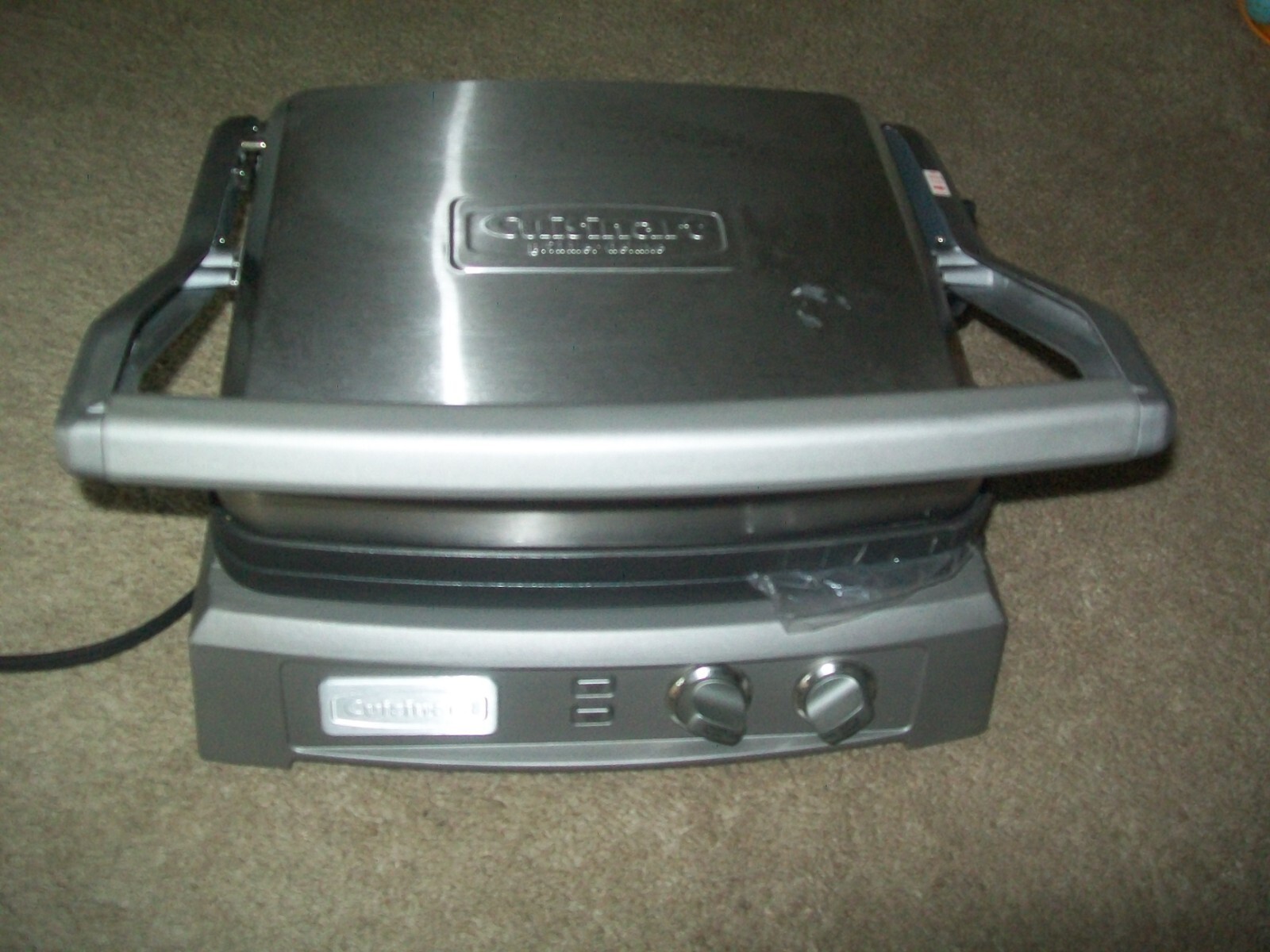 Cuisinart Griddler Deluxe WITH Manual/Recipe Book and Spatula EXCELLENT CONDITIO