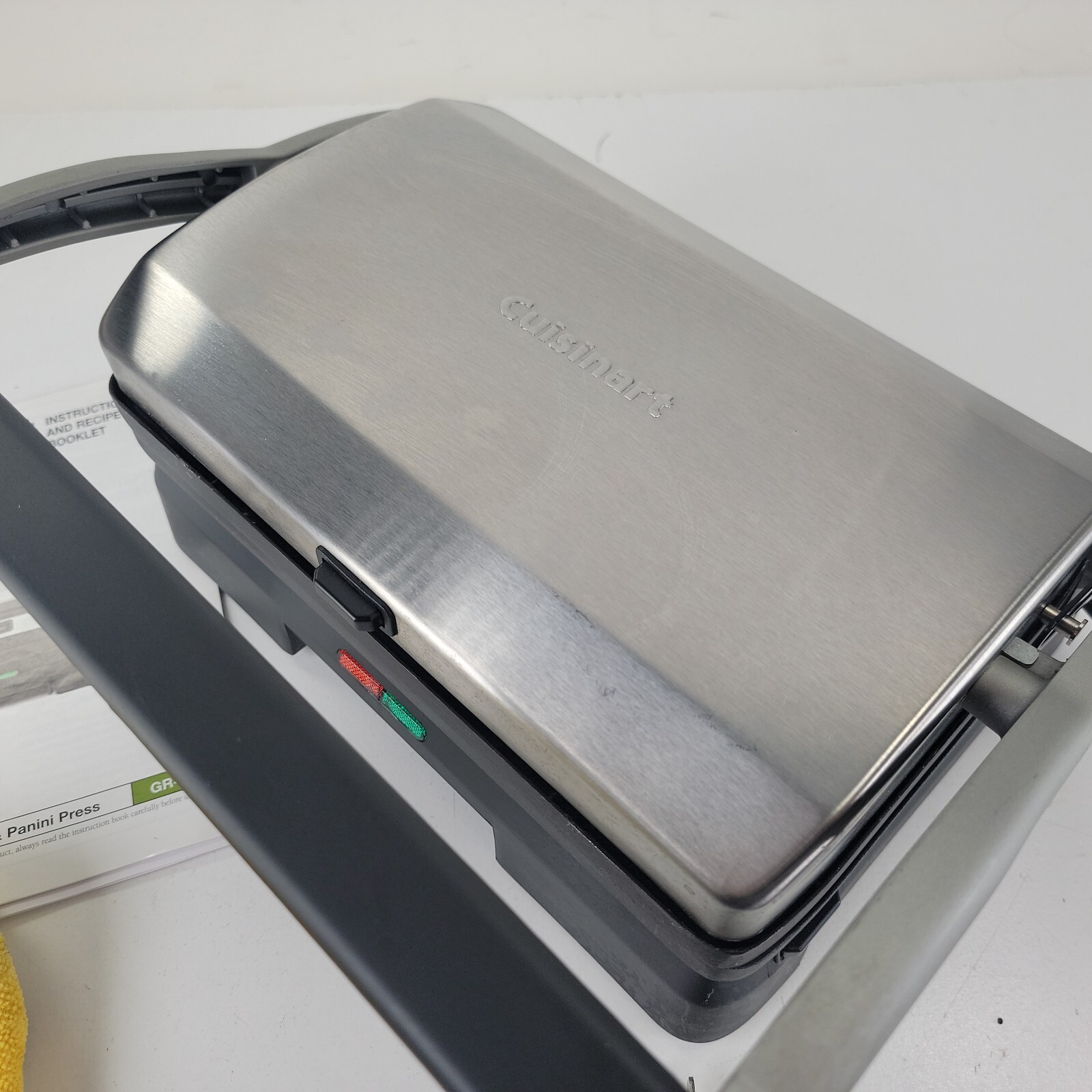 Cuisinart Grill & Panini Press Griddler Series GR-11 w Manual, Floating Hinge