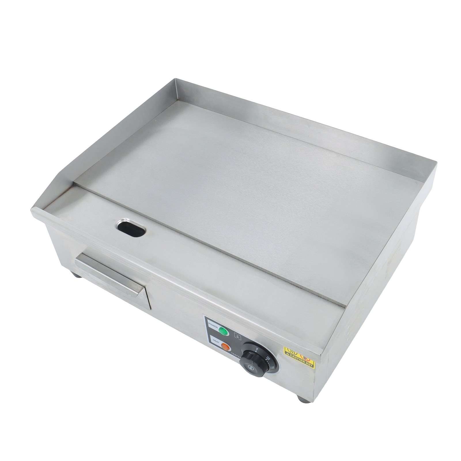 22″ 1600W Commercial Electric Countertop Griddle Flat Top Grill Hot Plate