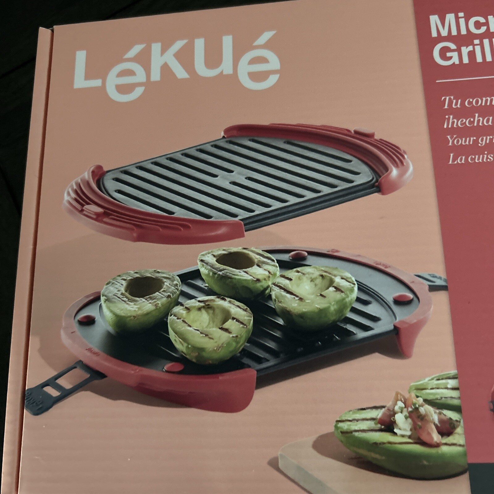 NEW- LEKUE MICROWAVE GRILL XL