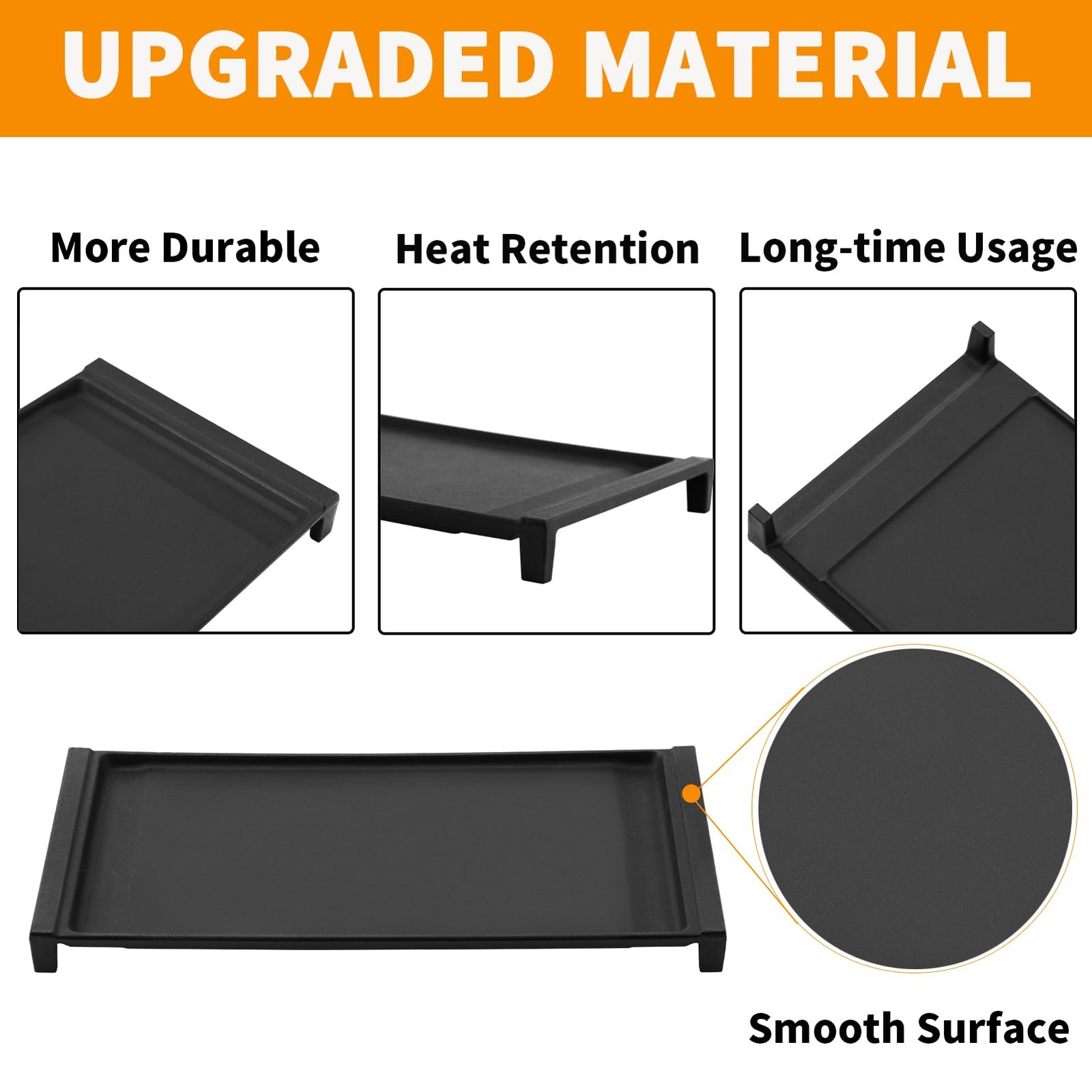 Upgraded WB31X24738 Griddle Replacement Parts for GE Stove Parts WB31X49806 Cast