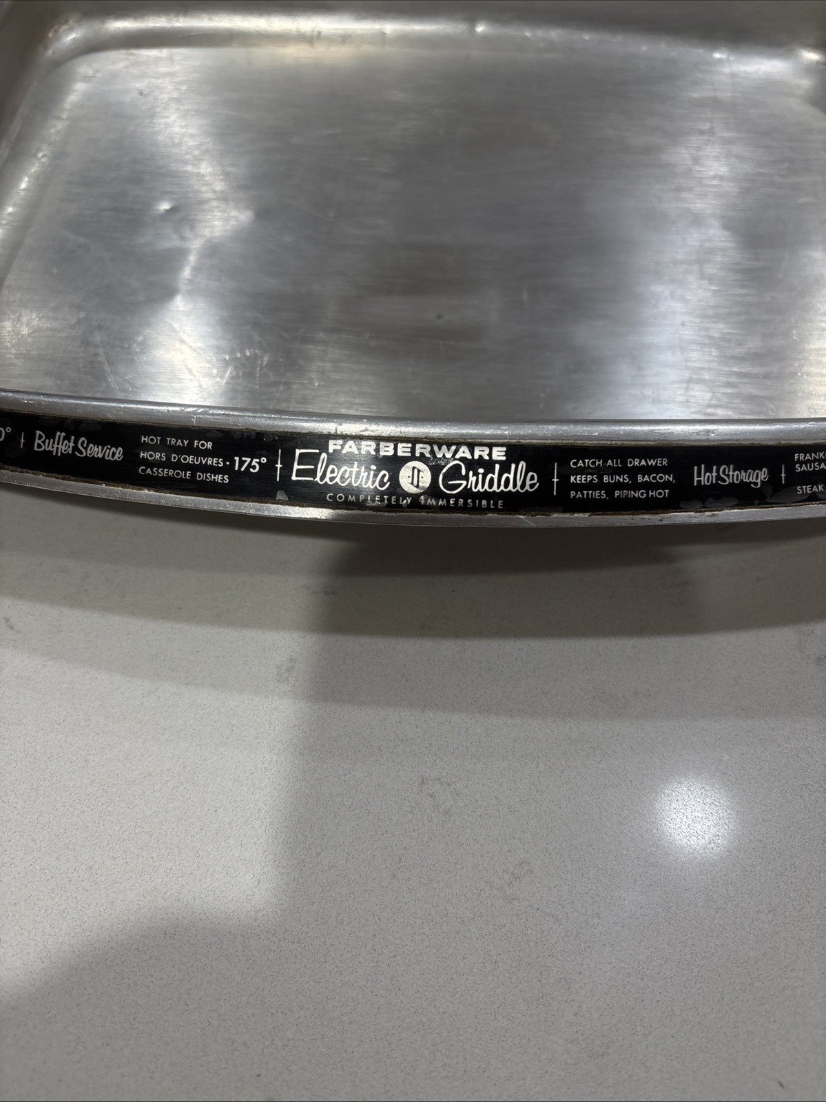 Vintage Farberware Model 260 electric griddle REPLACEMENT DRIP PAN