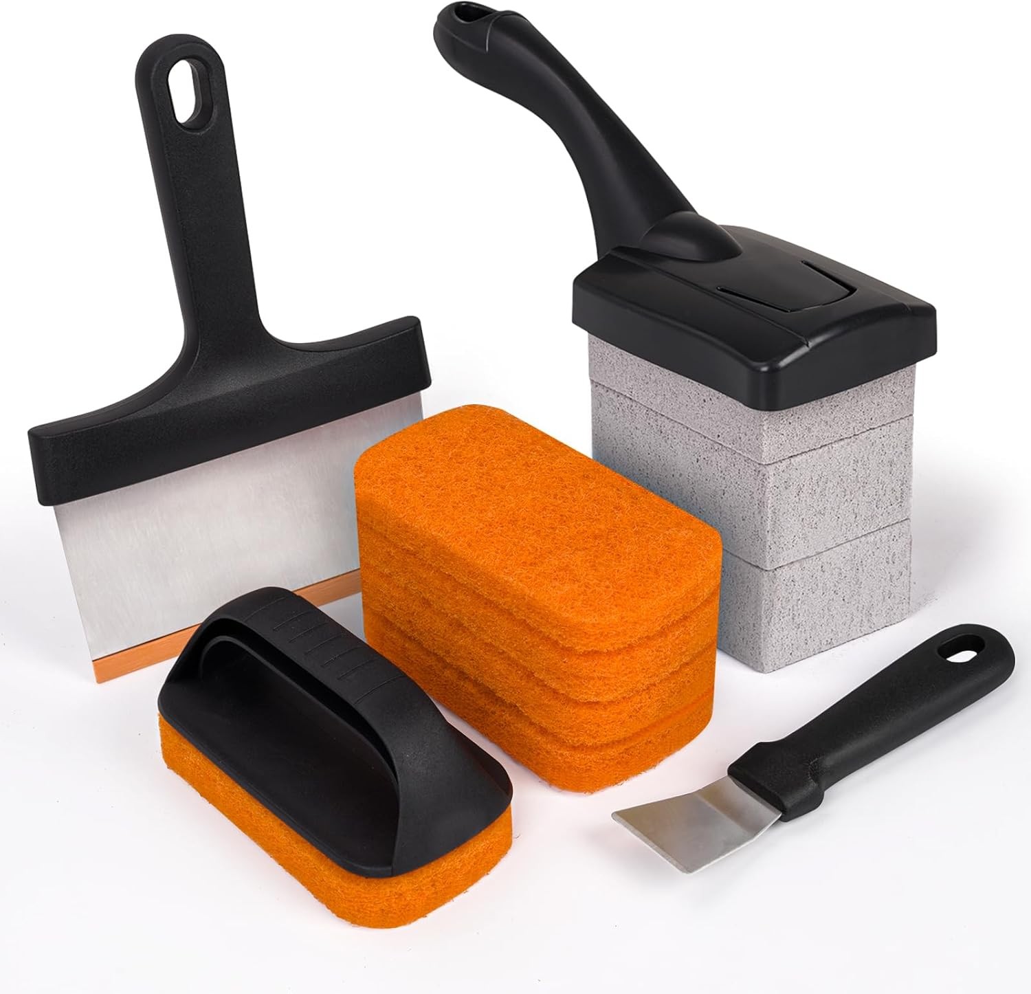 SHINESTAR Griddle Cleaning Kit for Blackstone, 12-Piece Flat Top Grill…