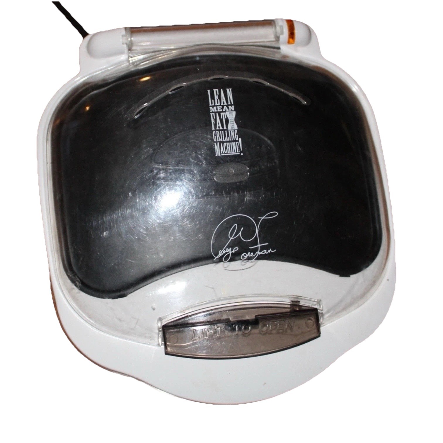 George Foreman Grill 2005 White GR10ABW Lean Mean Fat Reducing Machine Works