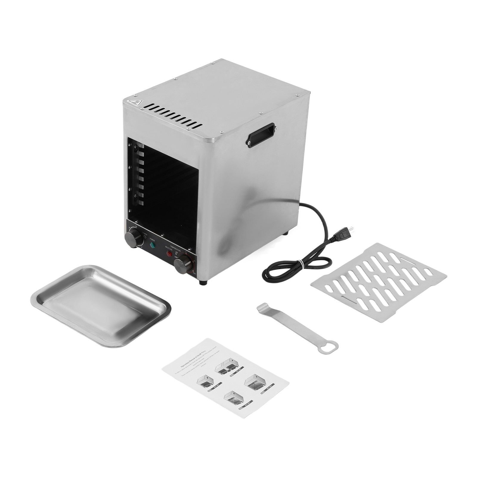 Electric Steak Grill 9 Slots Steak Grill Oven Commercial Steak Stove Timer 1700W