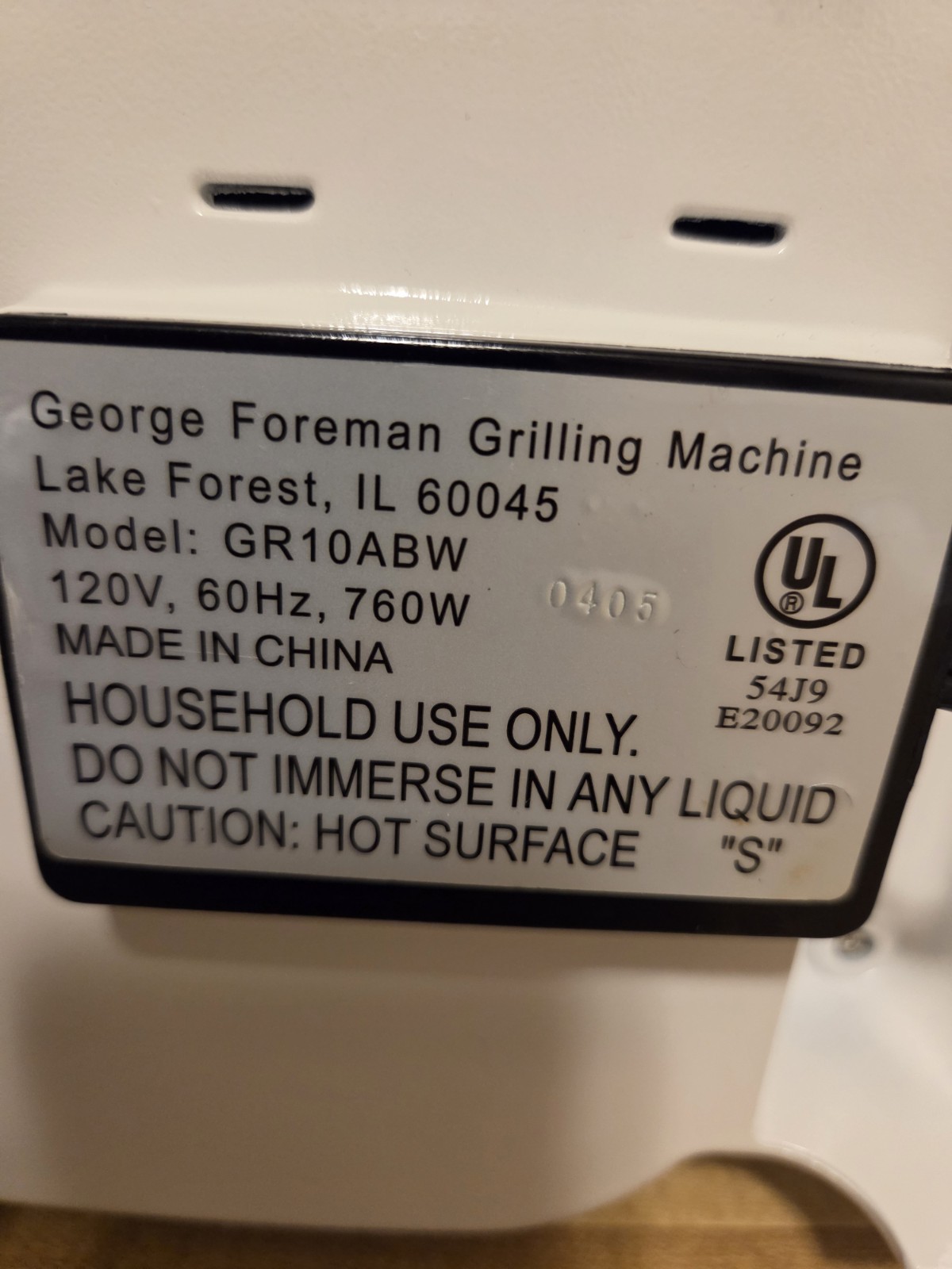 George Foreman Lean Mean Fat Grilling Machine with bun Warmer GR10ABW