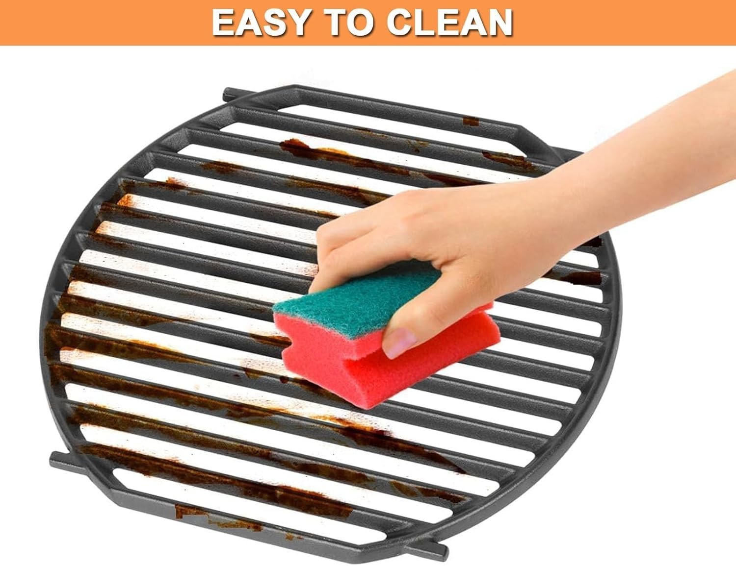 Weber GS4 Compatible Cast Iron Griddle Plate – Durable BBQ Grilling Insert
