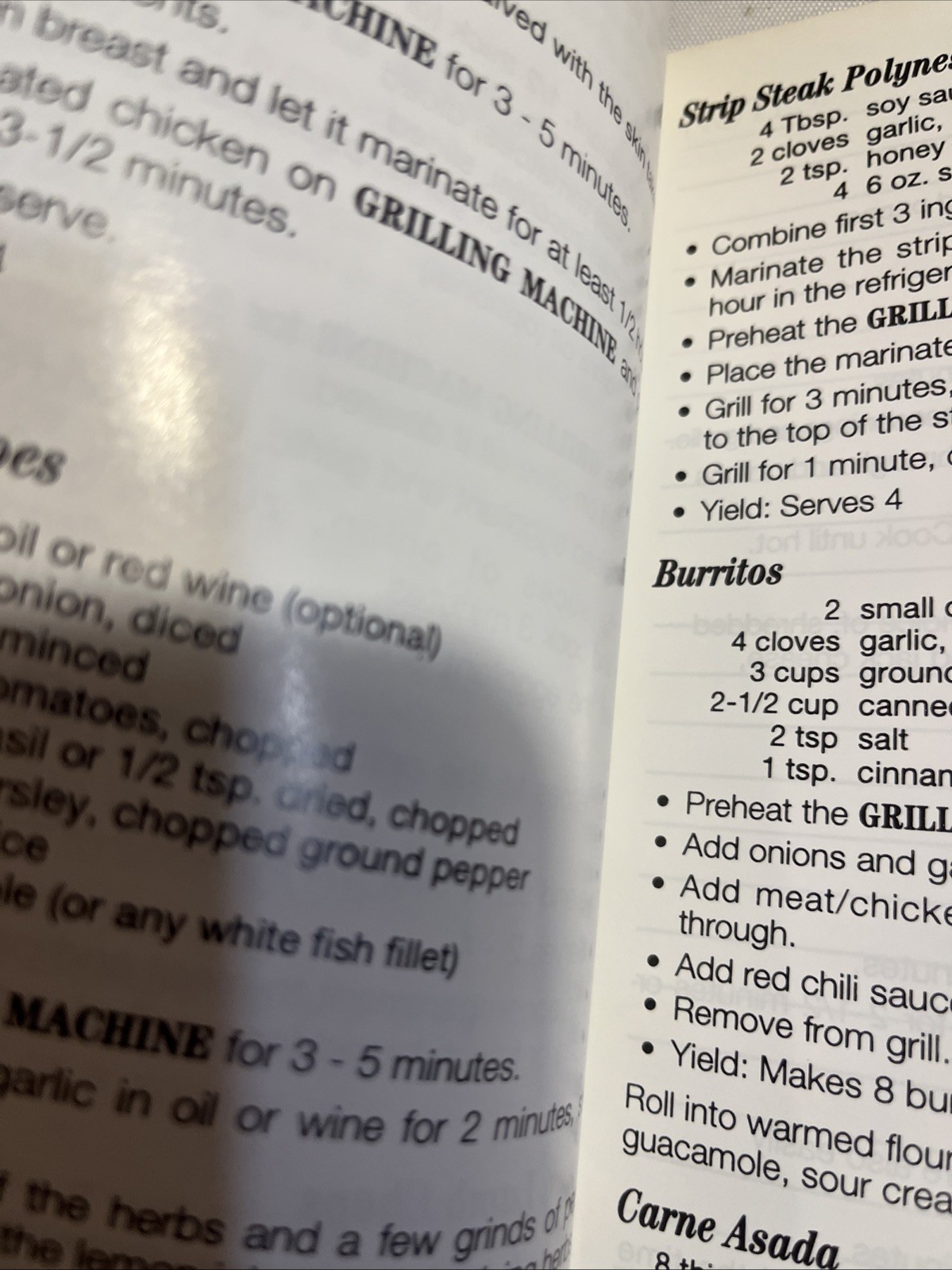 George Foreman Grill GR30 Owner’s Manual User Guide & Recipes