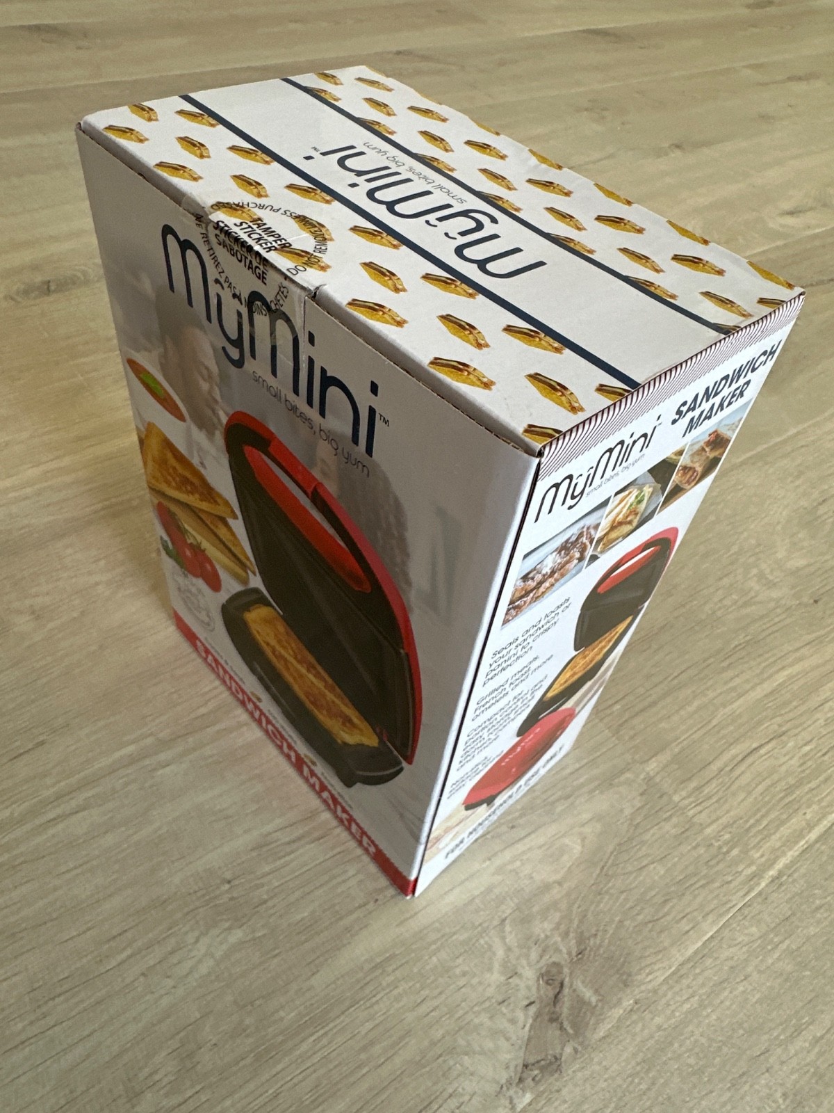 Nostalgia My Mini Personal Electric Sandwich Maker Red Brand NEW