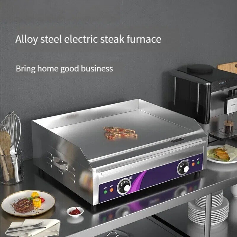 Barbecued Iron Plate Electric Grill Japanese Frying Equipment Steak Machine