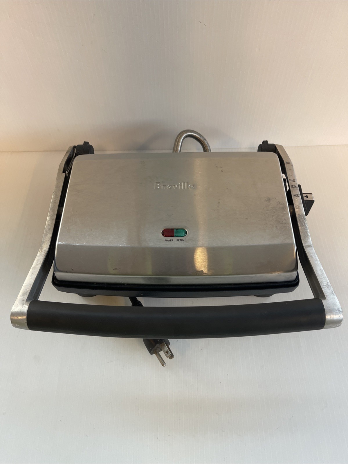 Nonstick Panini Press Breville BSG520XL Panini Duo 1500-Watt Stainless Steel