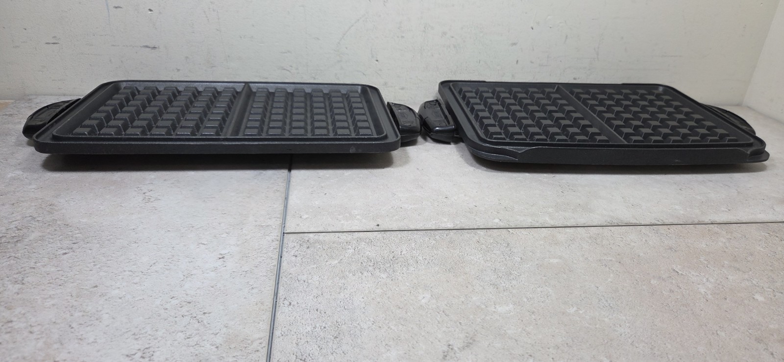 George Foreman EVOLVE Grill Non-Stick Waffle Set TSK-2610 #1#3 Lower & Upper OEM