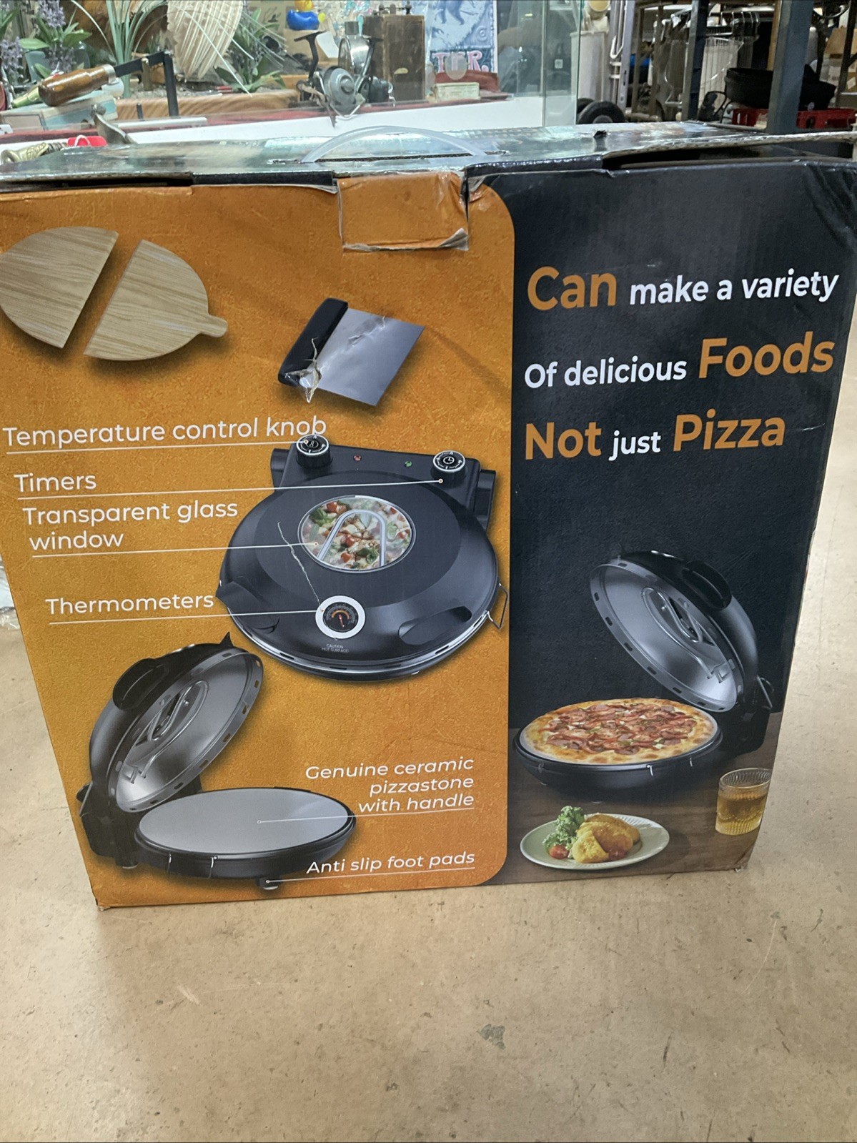 Indoor Pizza Oven 12” Up To 800 Degrees Pizza In 6 Minutes