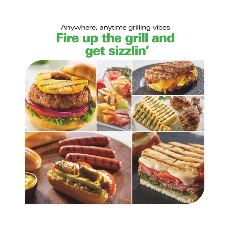 Kitchen Collection 2 Burger Grill 25235KC