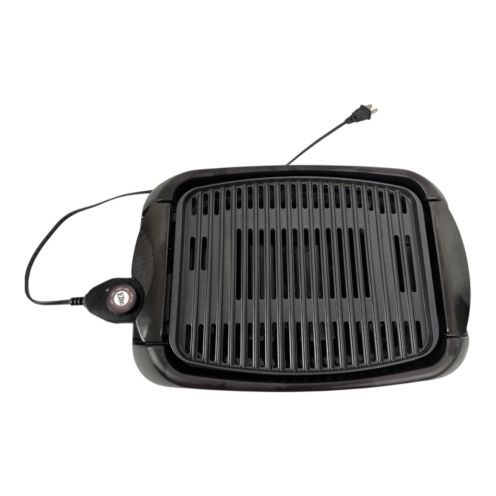 Elite Cuisine 13-Inch Countertop Non-Stick Electric Indoor Grill Black