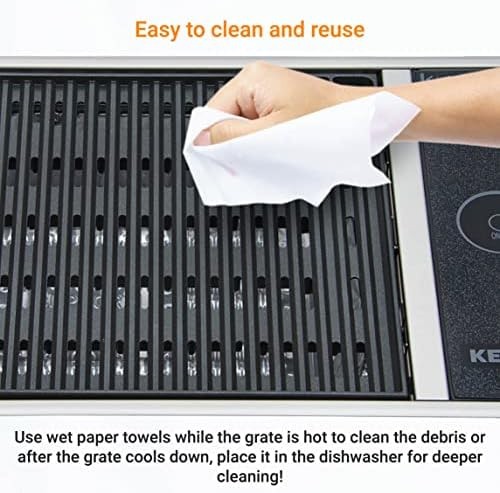 Kenyon No-Lid Built-In Electric Grill, Stainless Steel Grill With Single Burn…