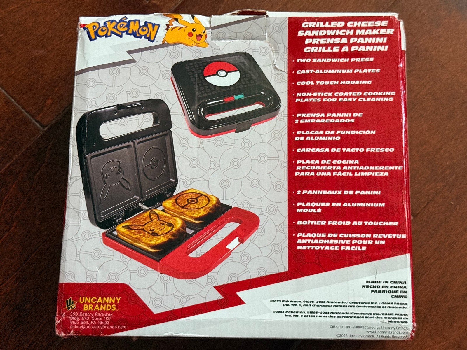 Pokemon Grilled Cheese Sandwich Maker Press Brand
