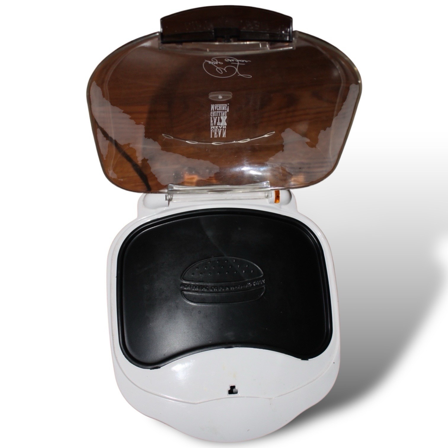 George Foreman Grill 2005 White GR10ABW Lean Mean Fat Reducing Machine Works