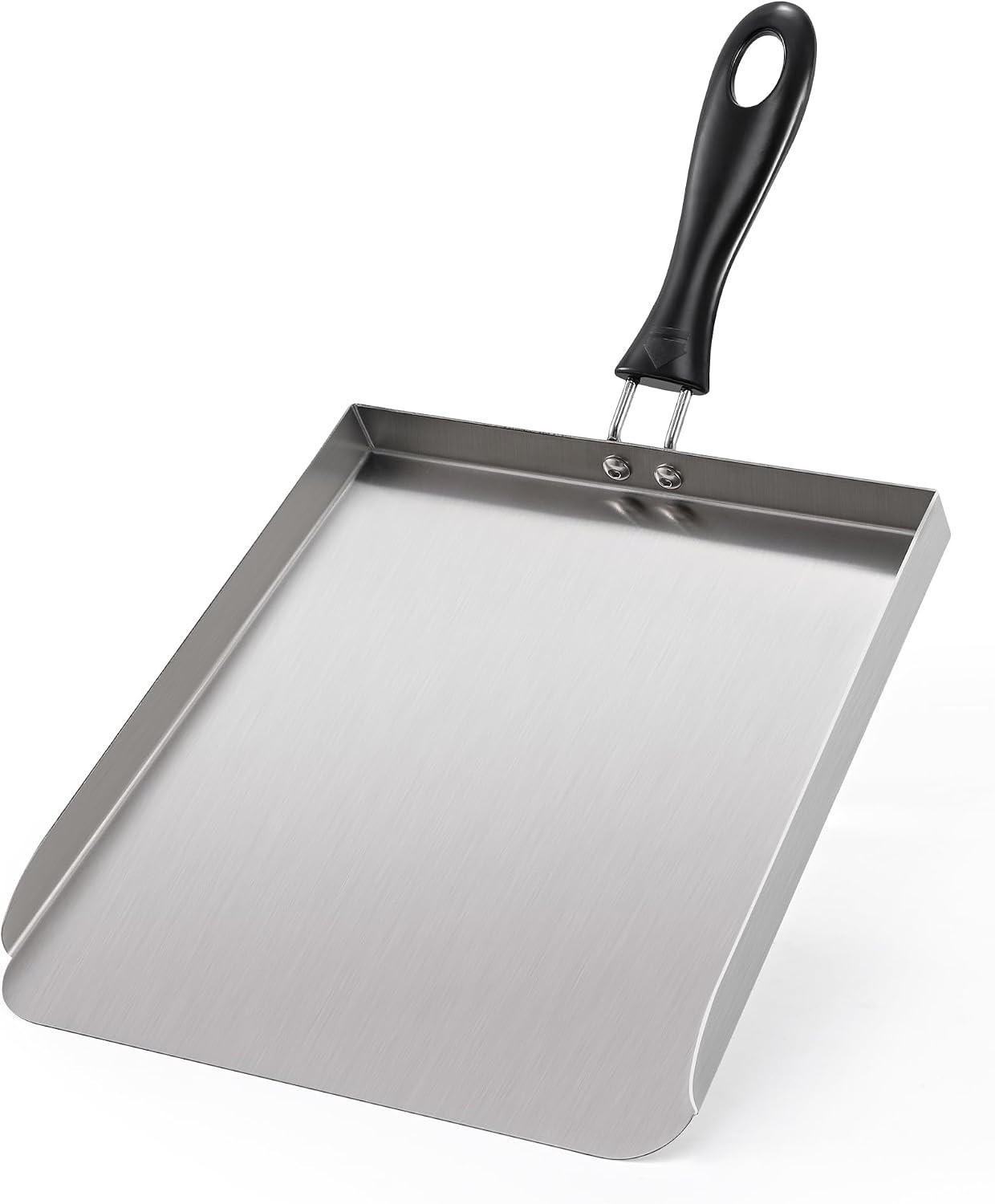 Stainless Steel Food Mover Spatula –Heavy Duty Smash Burger Griddle Tool
