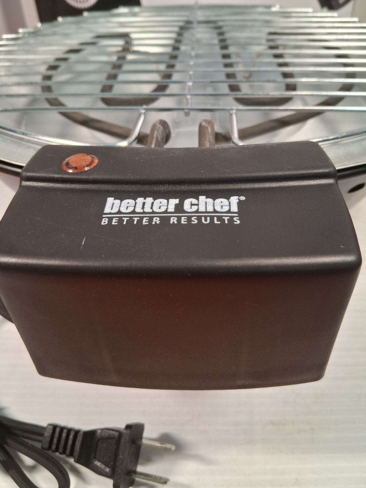 BETTER CHEF 1000W 12″ INDOOR ELECTRIC BLACK TABLETOP BARBECUE BBQ GRILL IM-356B